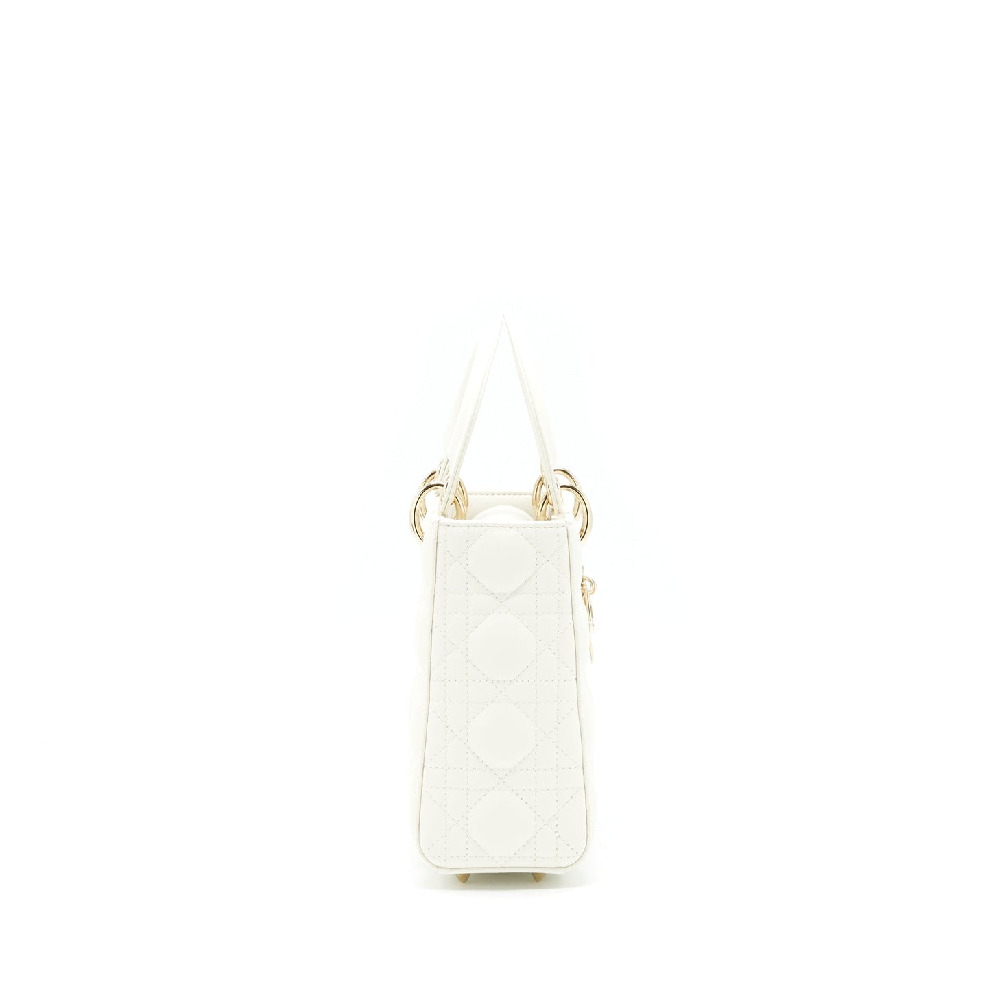 Luxury Dior Small Lady Luxury Dior my ABCLuxury Dior Bag WHITE LGHW