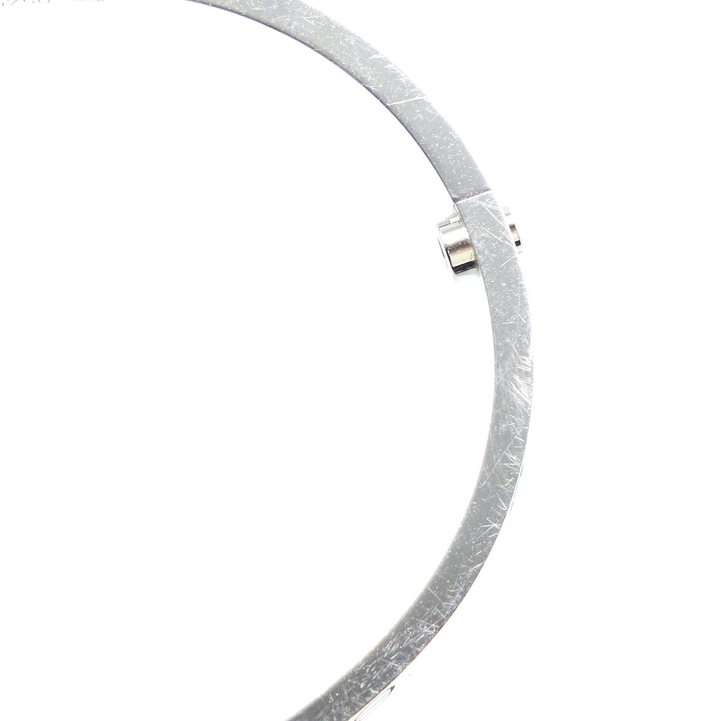 Cartier Size 15 Love Bracelet Small Model White Gold 6 Diamonds