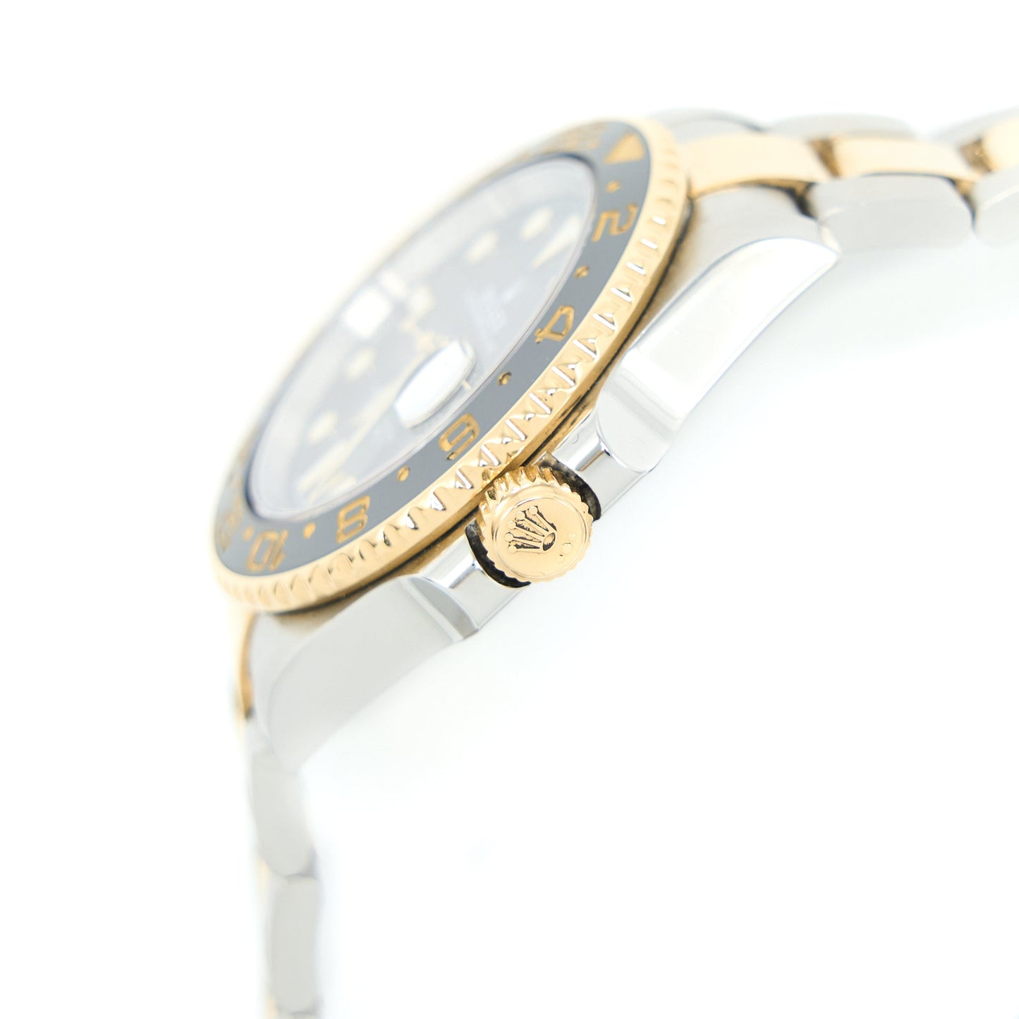 Rolex GMT-Master II 40MM OysterSteel/Yellow Gold Black Dial M116713LN