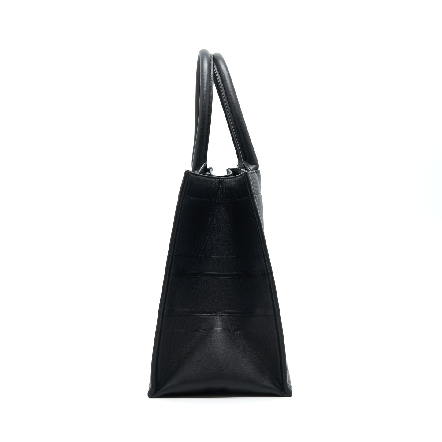 Luxury Dior Small Leather Booktote SO black