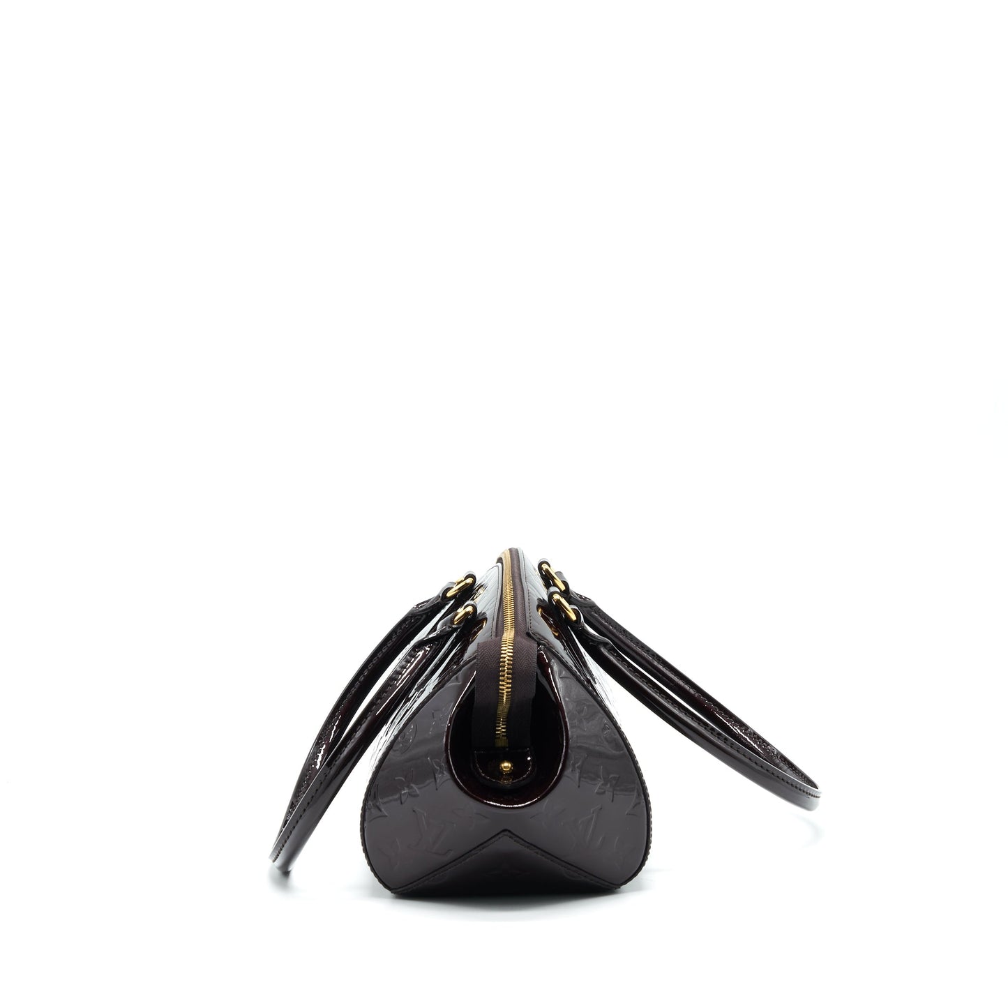 Louis Vuitton Bowling Tote Shoulder Bag Patent leather