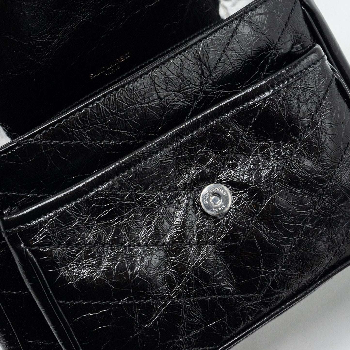 Saint Laurent Niki Baby leather black SHW