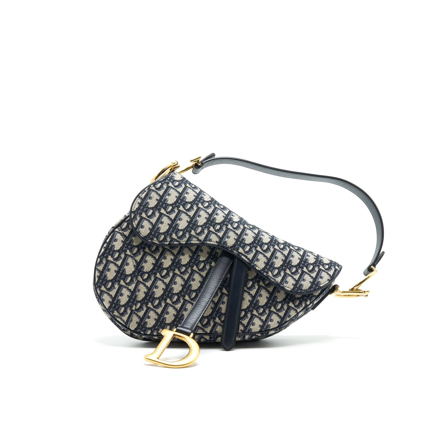Luxury Dior Oblique Medium Saddle Bag