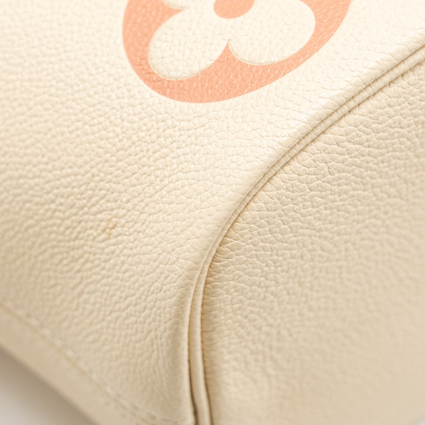 Louis Vuitton Neverfull MM Monogram Empreinte Crème/Rose Trianon GHW