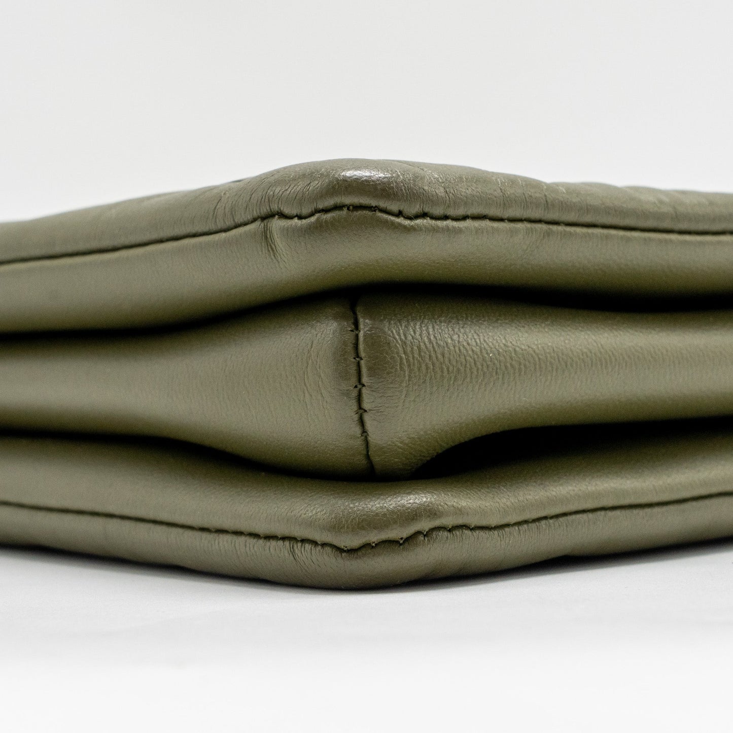 Louis Vuitton Coussin MM Monogram-embossed Puffy Lambskin Khaki GHW