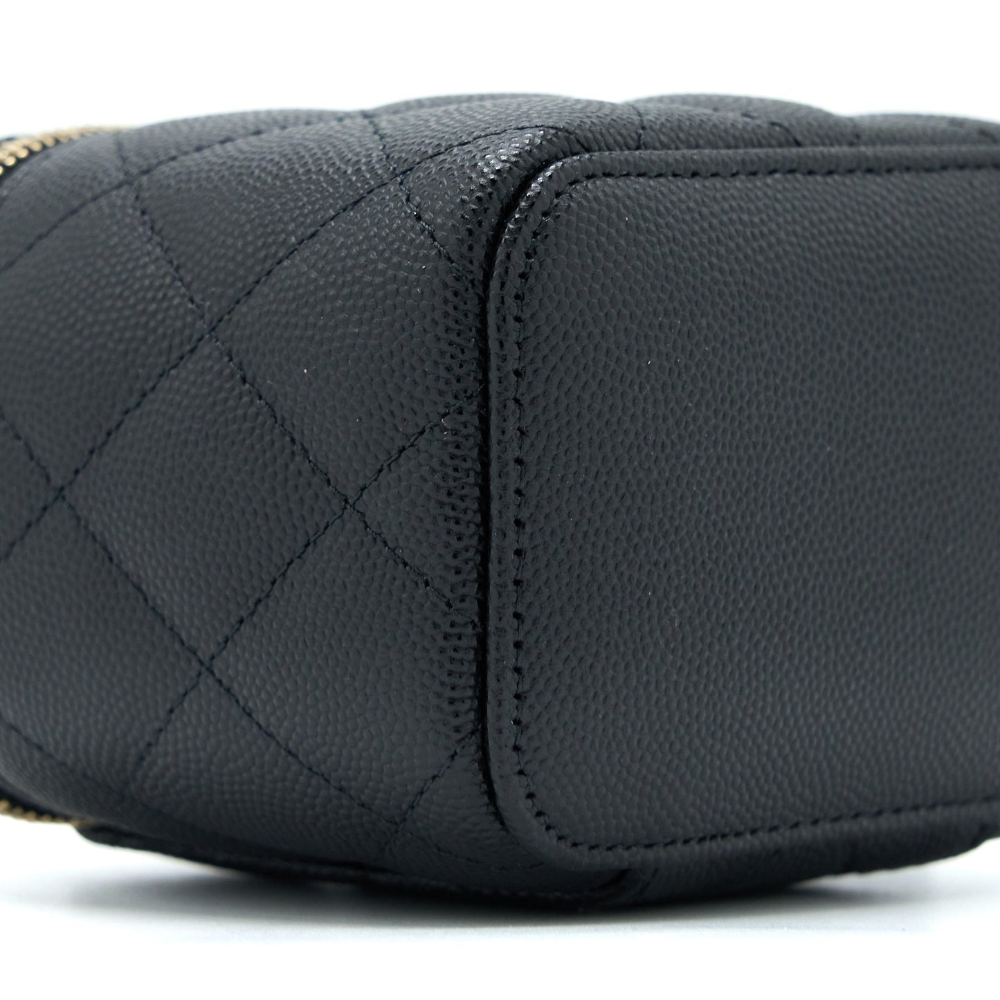 Chanel Mini Square Vanity Case Caviar Black LGHW