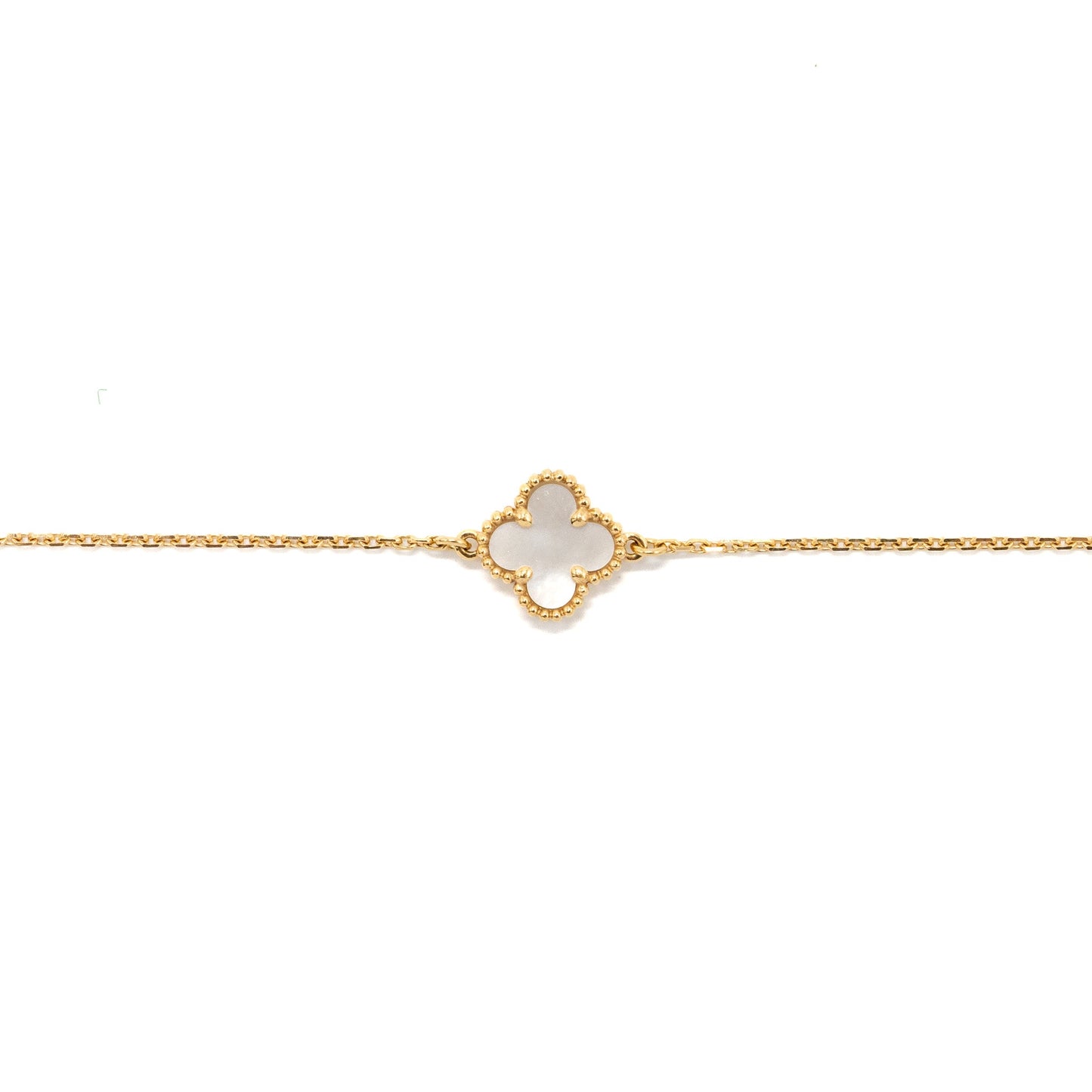 Van Cleef & Arpels Sweet Alhambra bracelet 18K yellow gold / mother of pearl