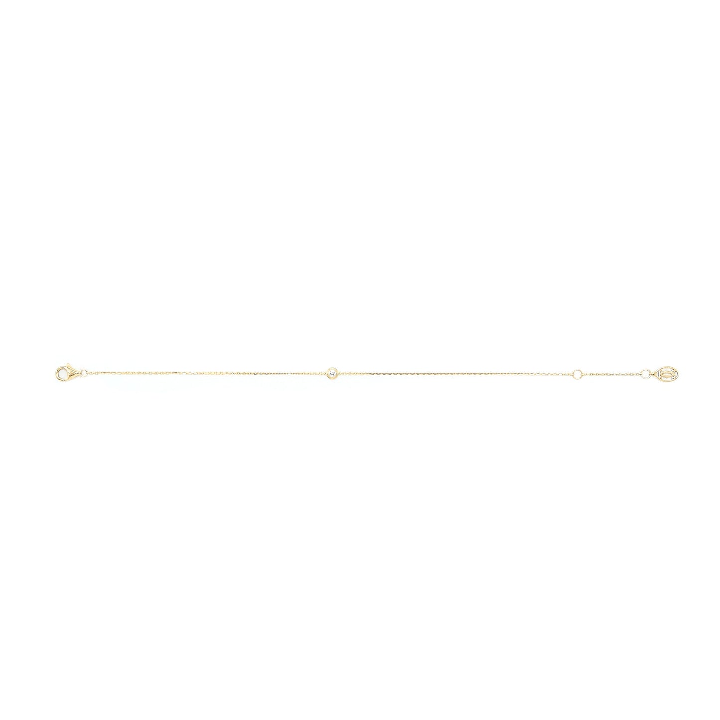 Cartier Size XS D’Amour Bracelet Yellow Gold with Diamond