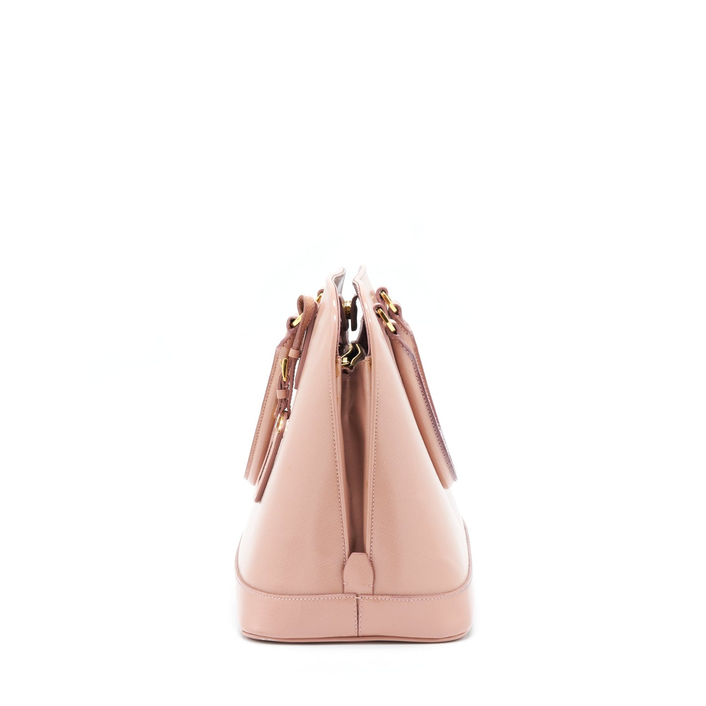 Prada Saffiano Tote Bag Nude GHW