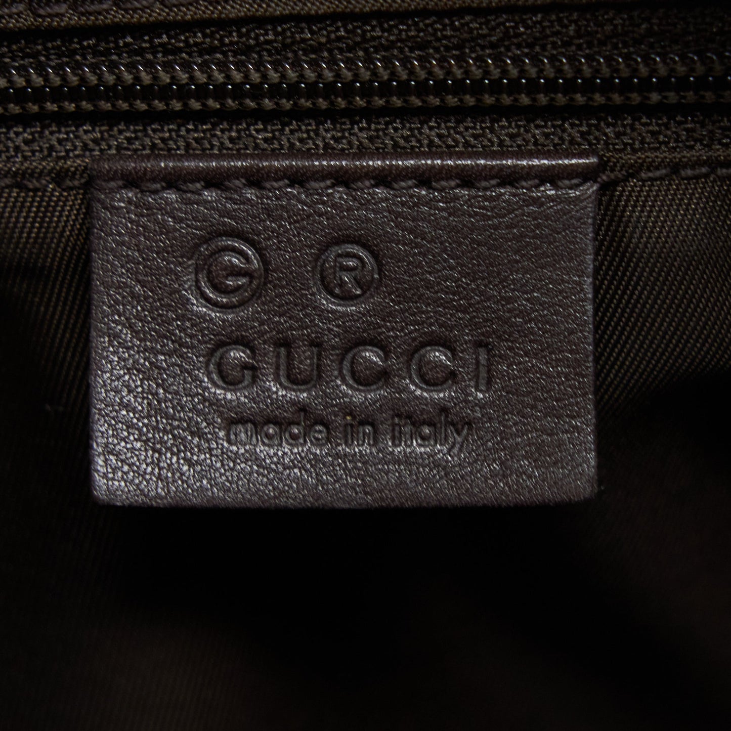 Gucci Vintage Hobo Bag Canvas/Leather Multicolour