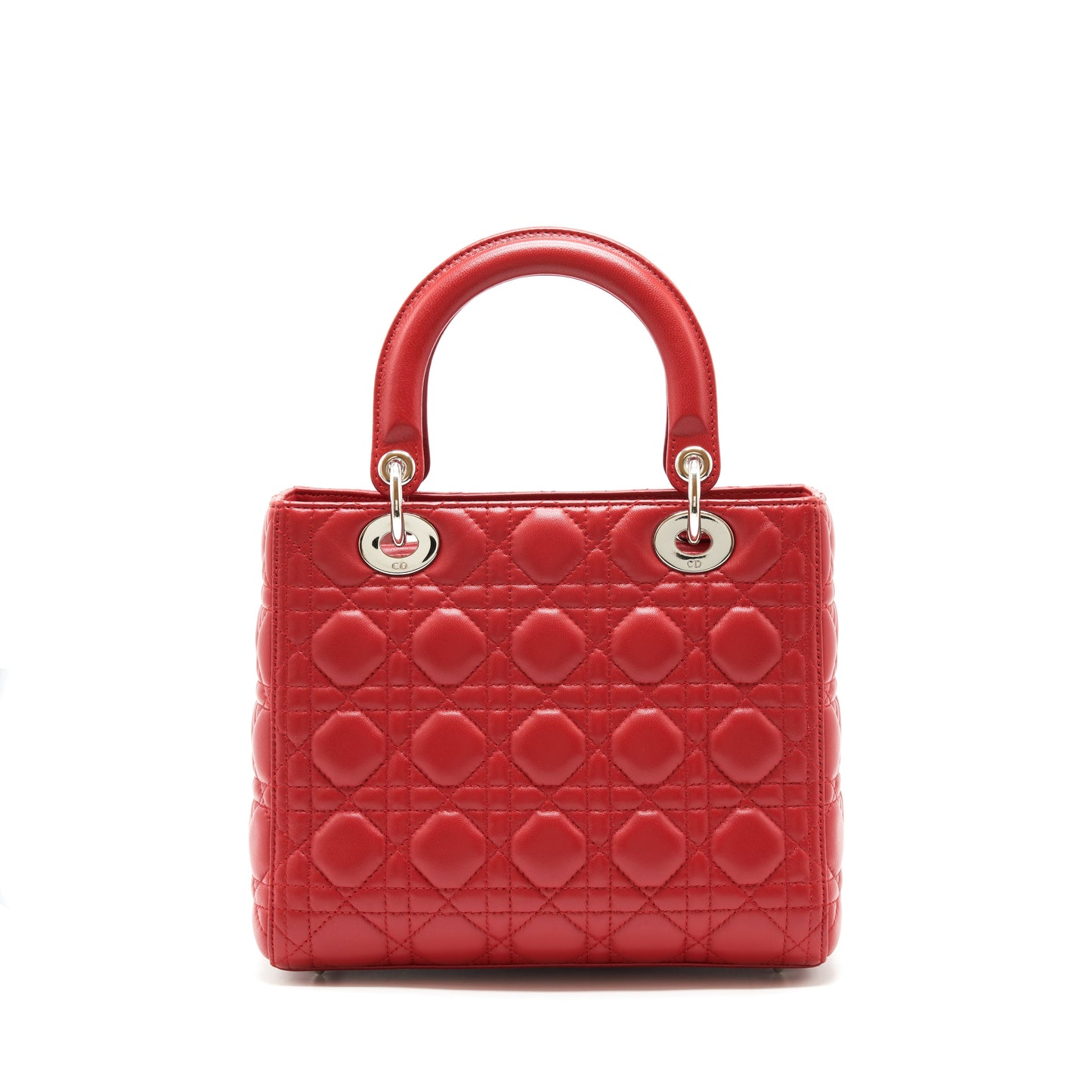 Christian Luxury Dior Medium Lady Luxury Dior Red SHW