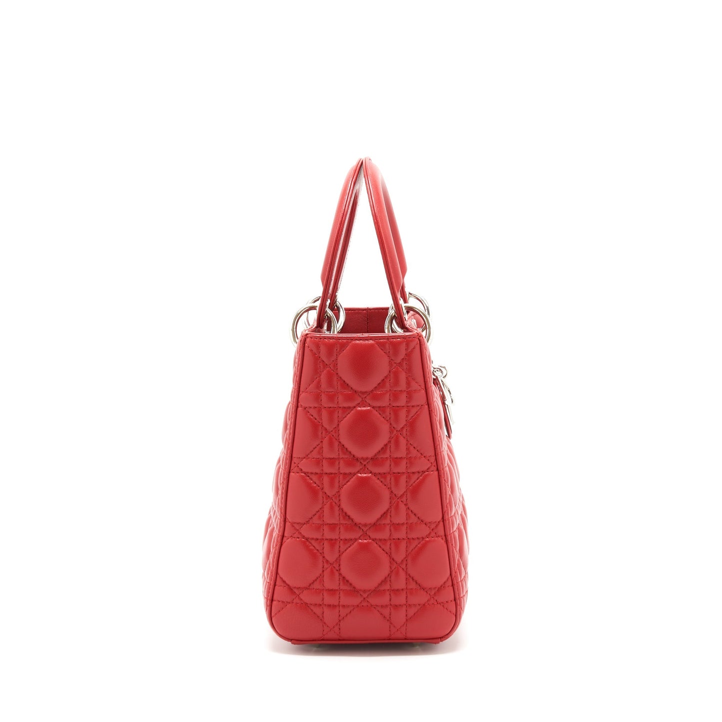 Christian Luxury Dior Medium Lady Luxury Dior Red SHW
