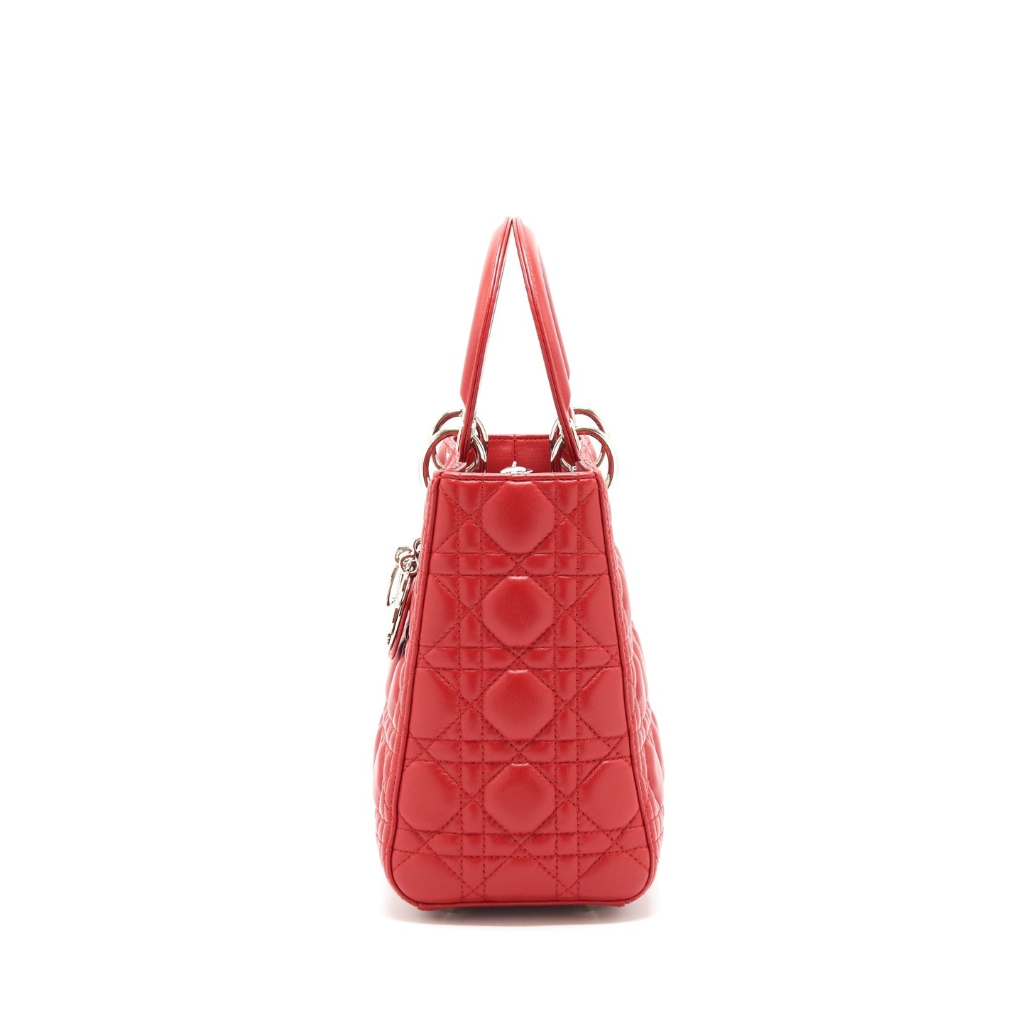 Christian Luxury Dior Medium Lady Luxury Dior Red SHW