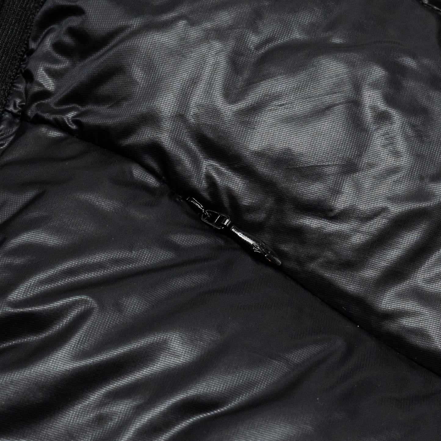 Moncler size 3 men’s zip padded jacket black