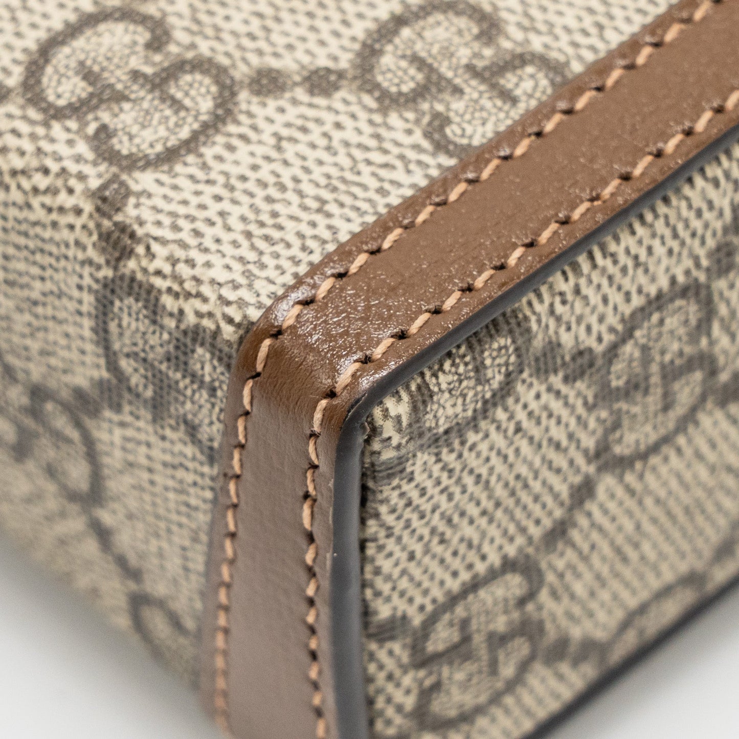 Gucci Horsebit 1955 Mini Bag GG Supreme Canvas Beige/Dark Brown GHW