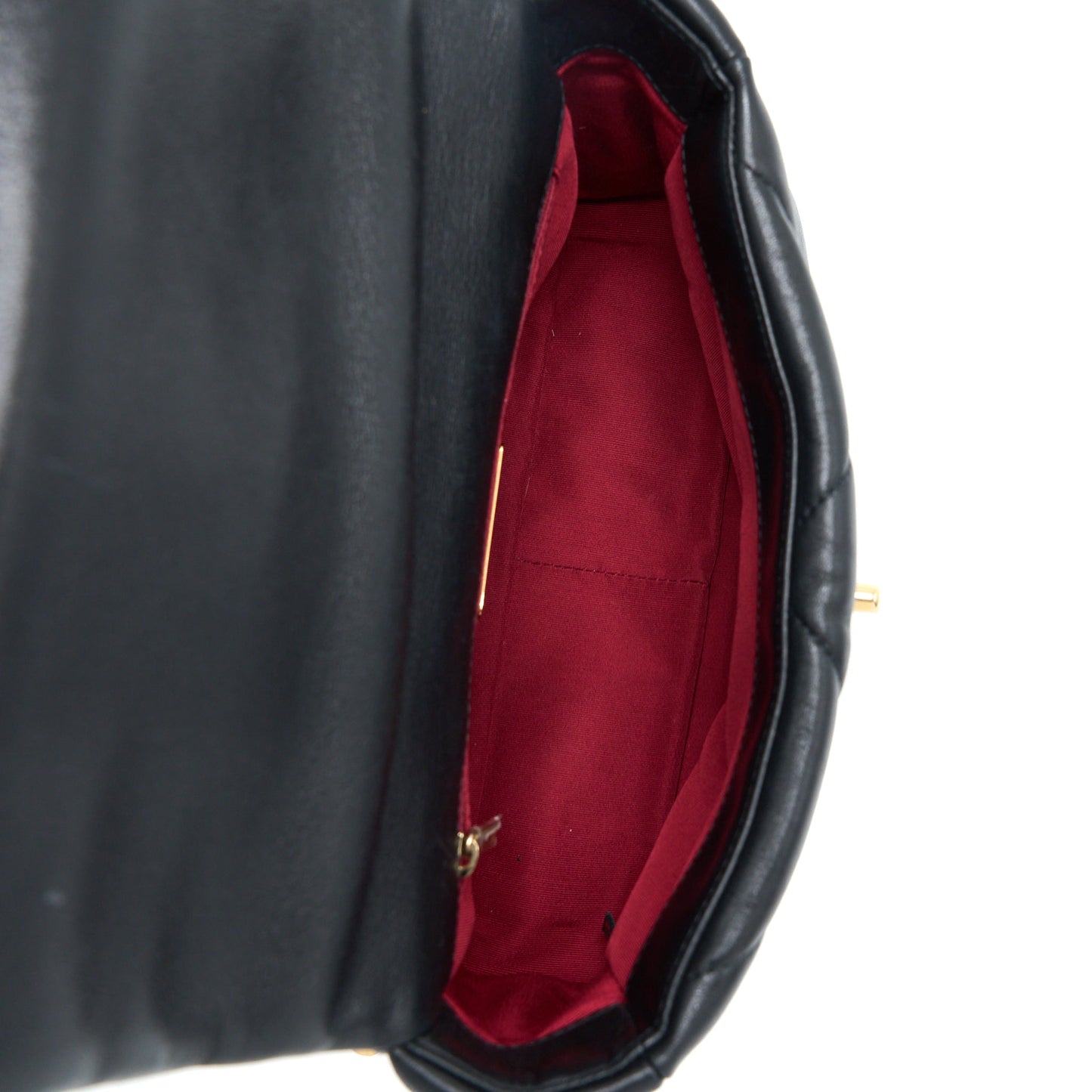 Chanel Small 19 Bag Lambskin Black Multicolour Hardware