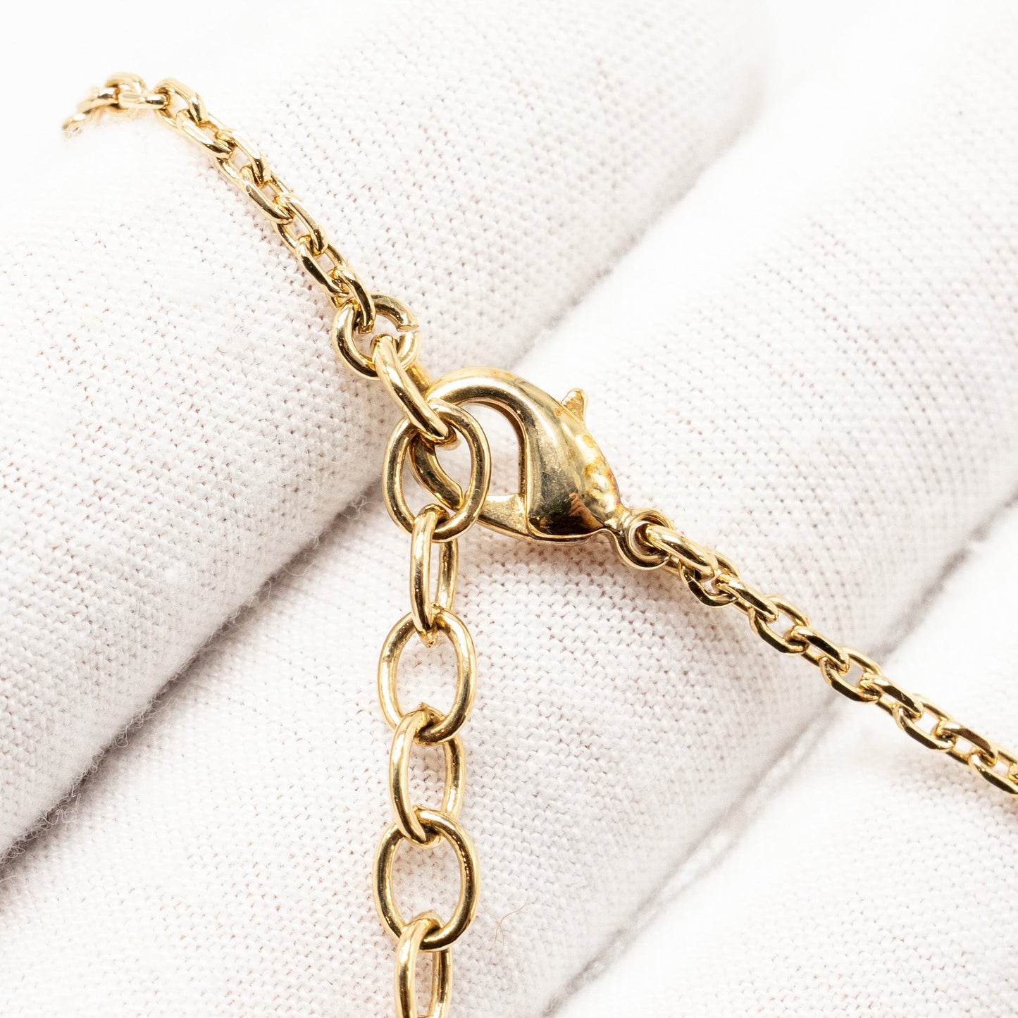 Luxury Dior Luxury Dior letter bracelet with crystal light gold tone
