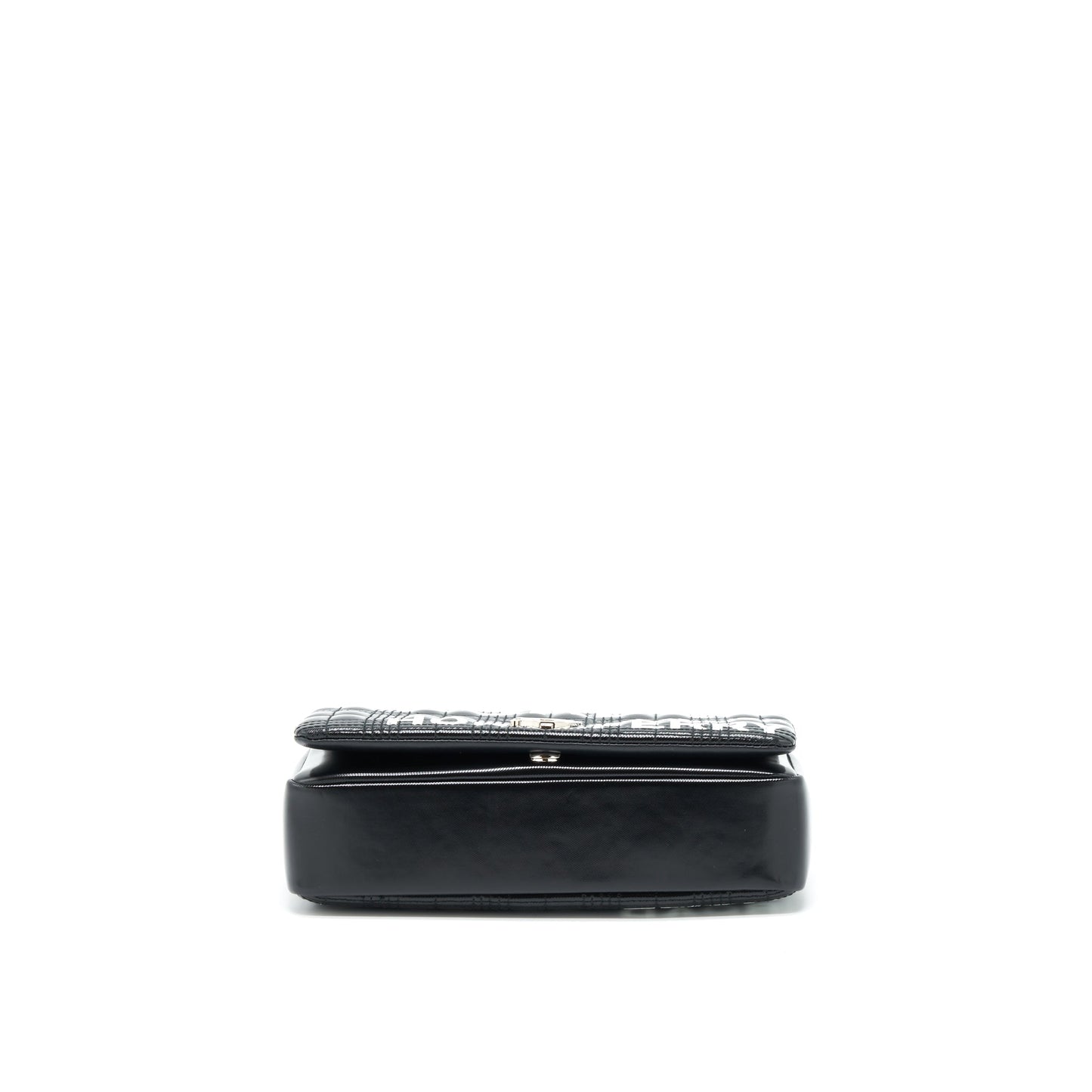 Burberry Small Horseferry Print Quilted Lola Bag Black SHW