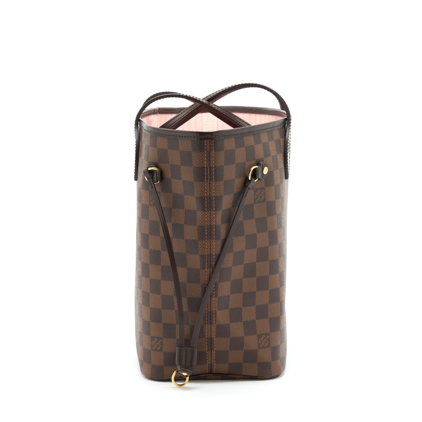 Louis Vuitton Neverfull MM Damier Ebene Rose Ballerine GHW