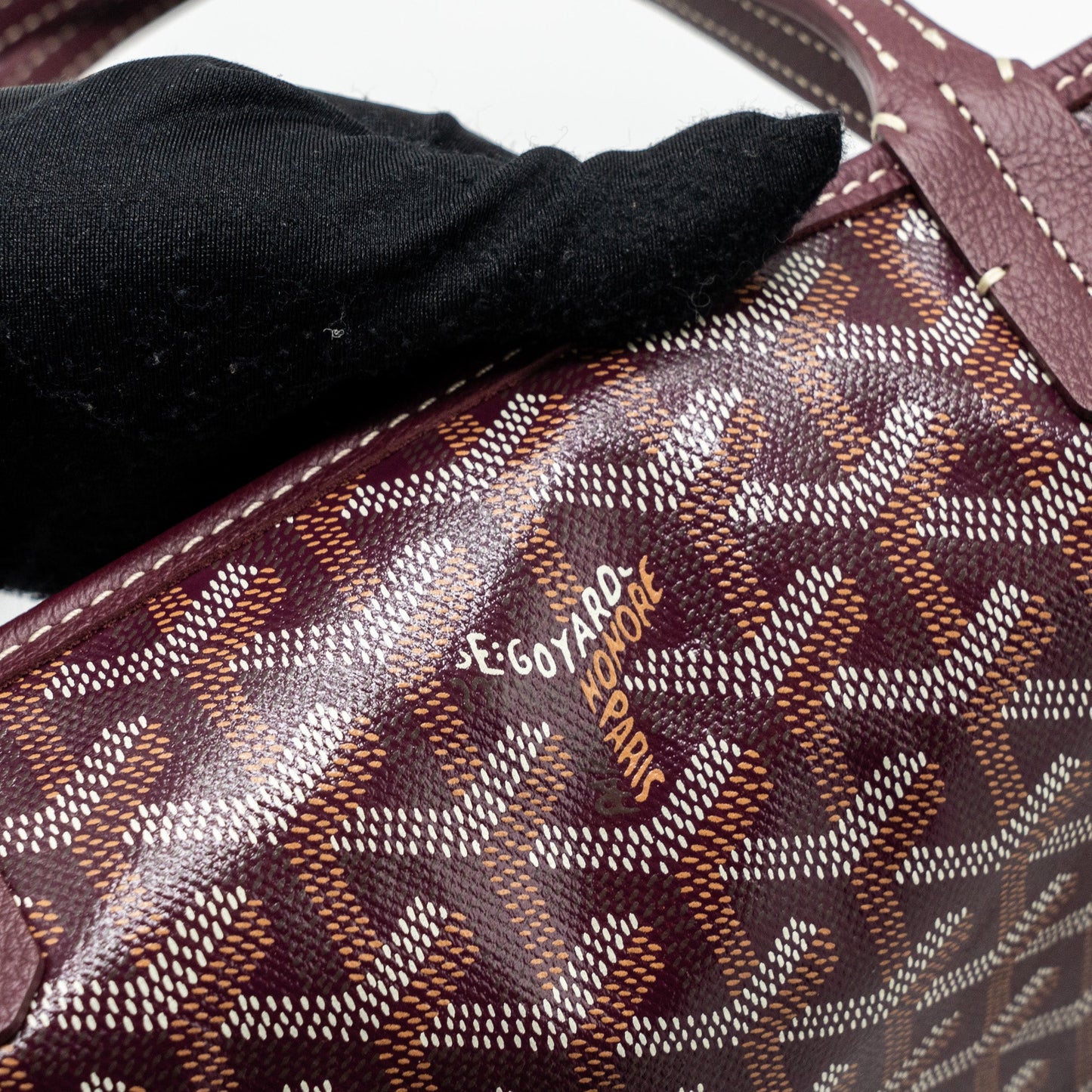 Goyard Saint Louis PM Tote Bag Canvas Burgundy SHW