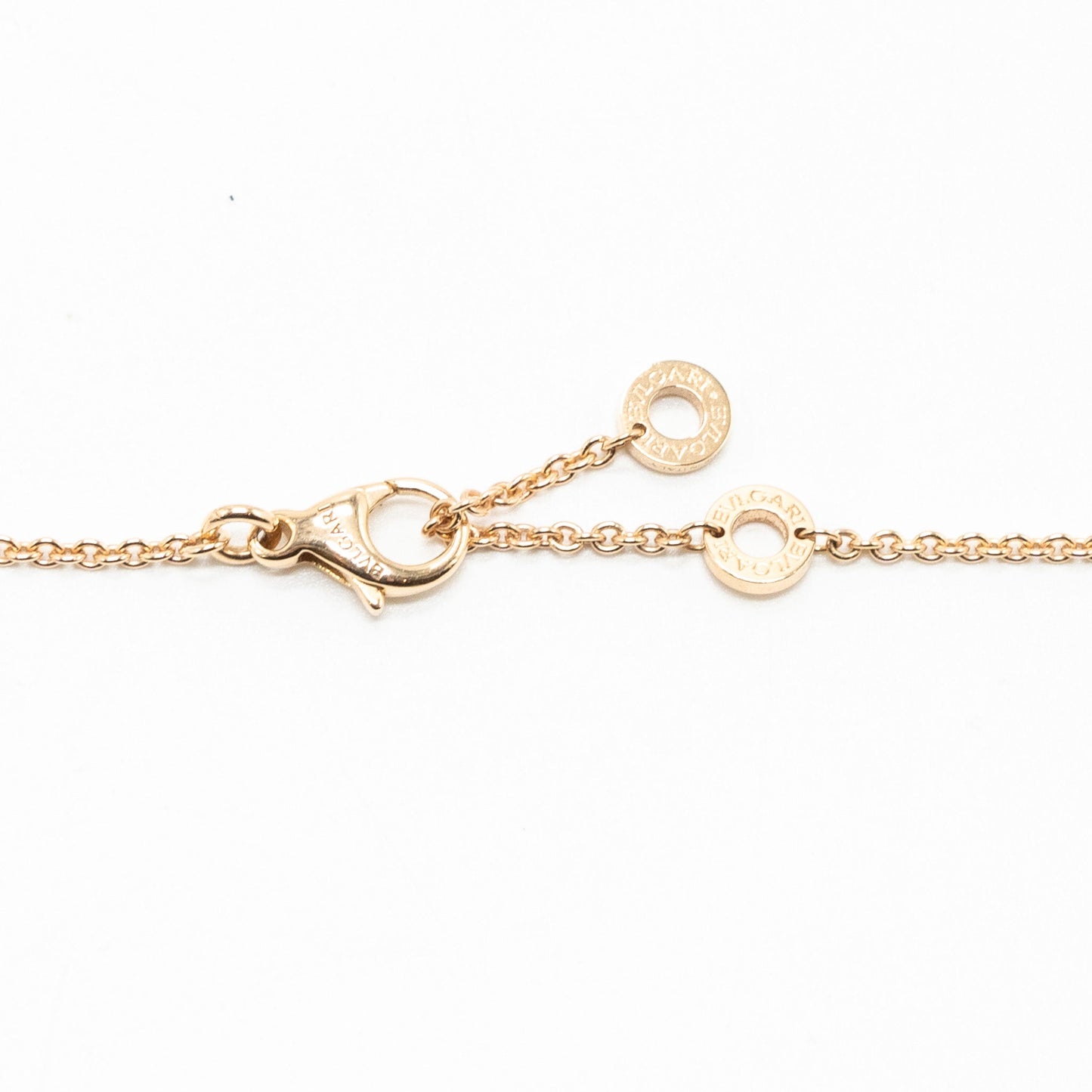 Bvlgari B.zero necklace black ceramic / 18k rose gold
