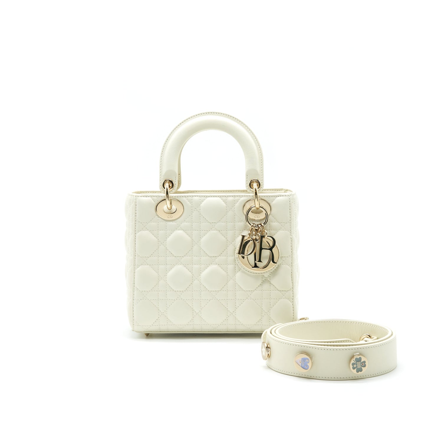 CHRISTIAN Luxury Dior Small Lady Luxury Dior Cream With LGHW