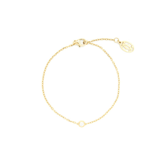 Cartier Diamants LÉGERS BRACELET SM Yellow Gold With Dimond