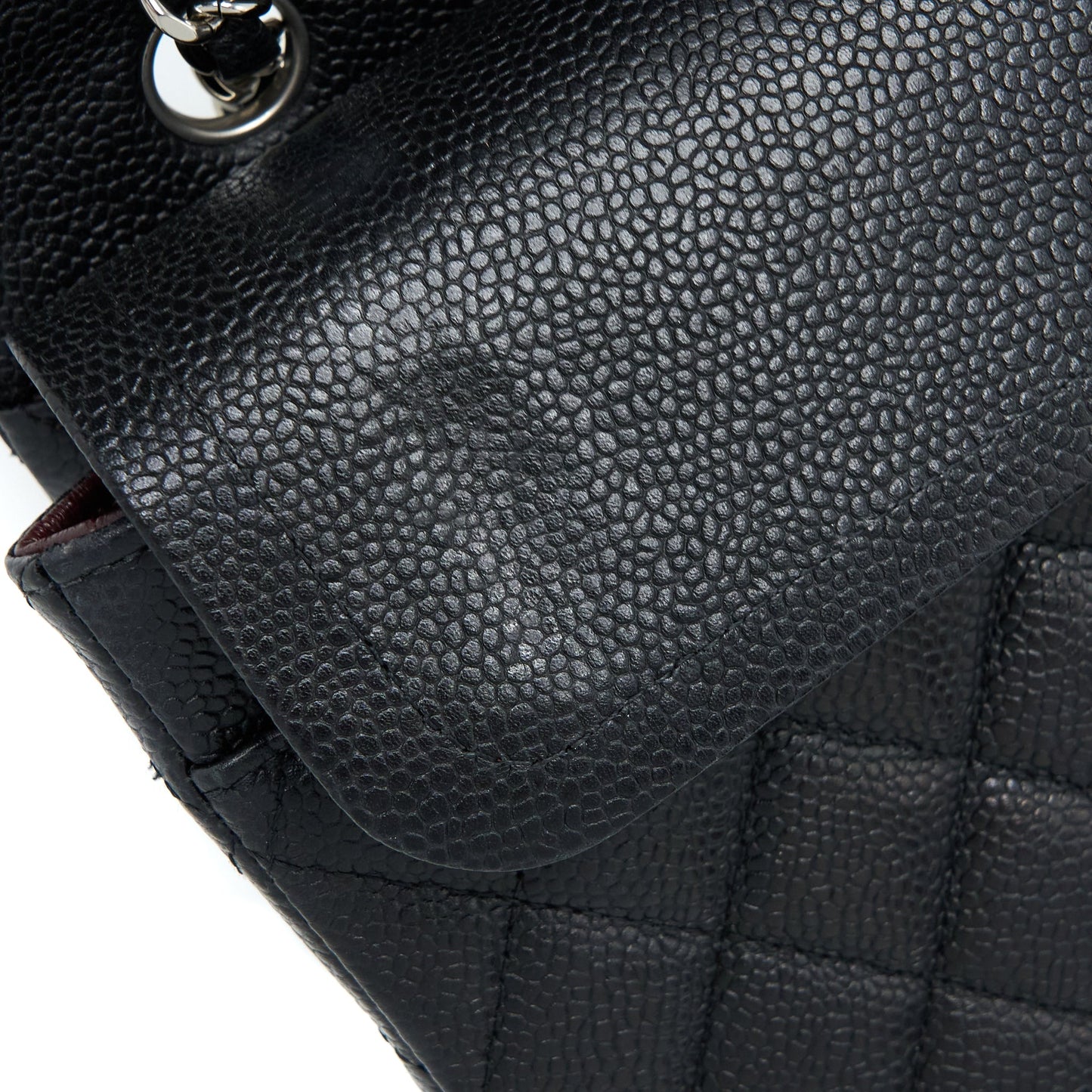 Chanel Medium Classic Double Flap Bag Caviar Black SHW