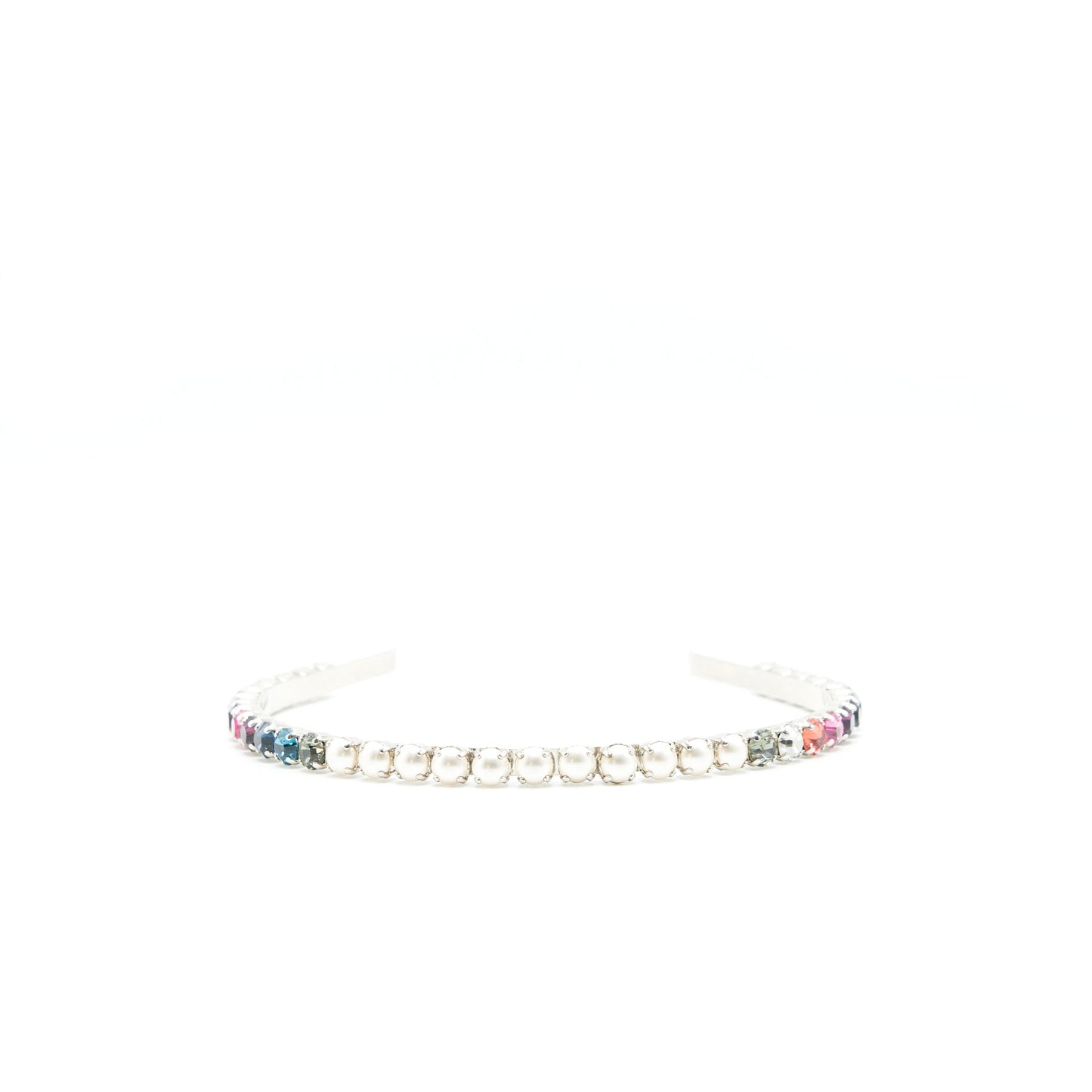 Miumiu Headband with pearl and Crystal