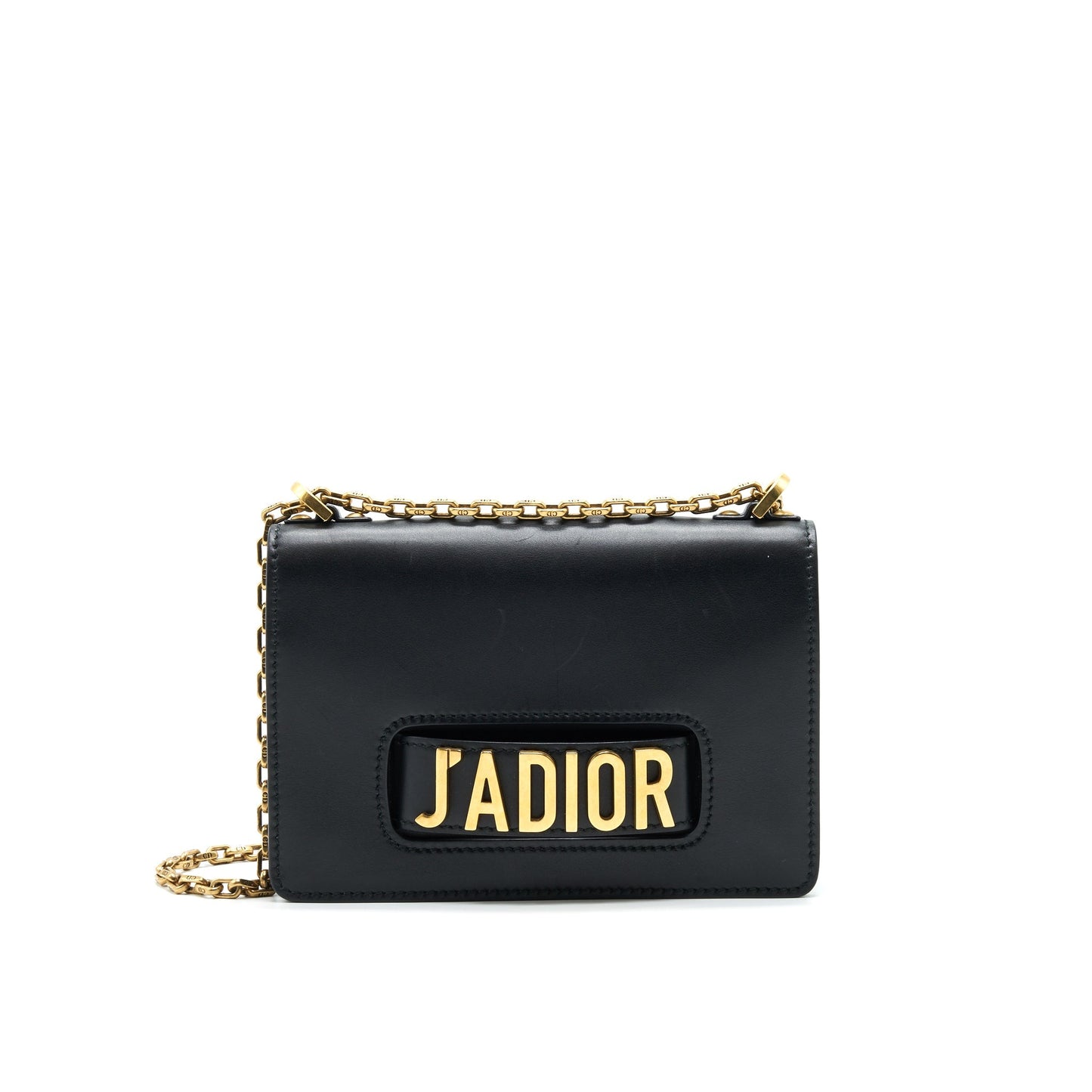 Luxury Dior J'aLuxury Dior Medium Flap Bag with Chain Black GHW