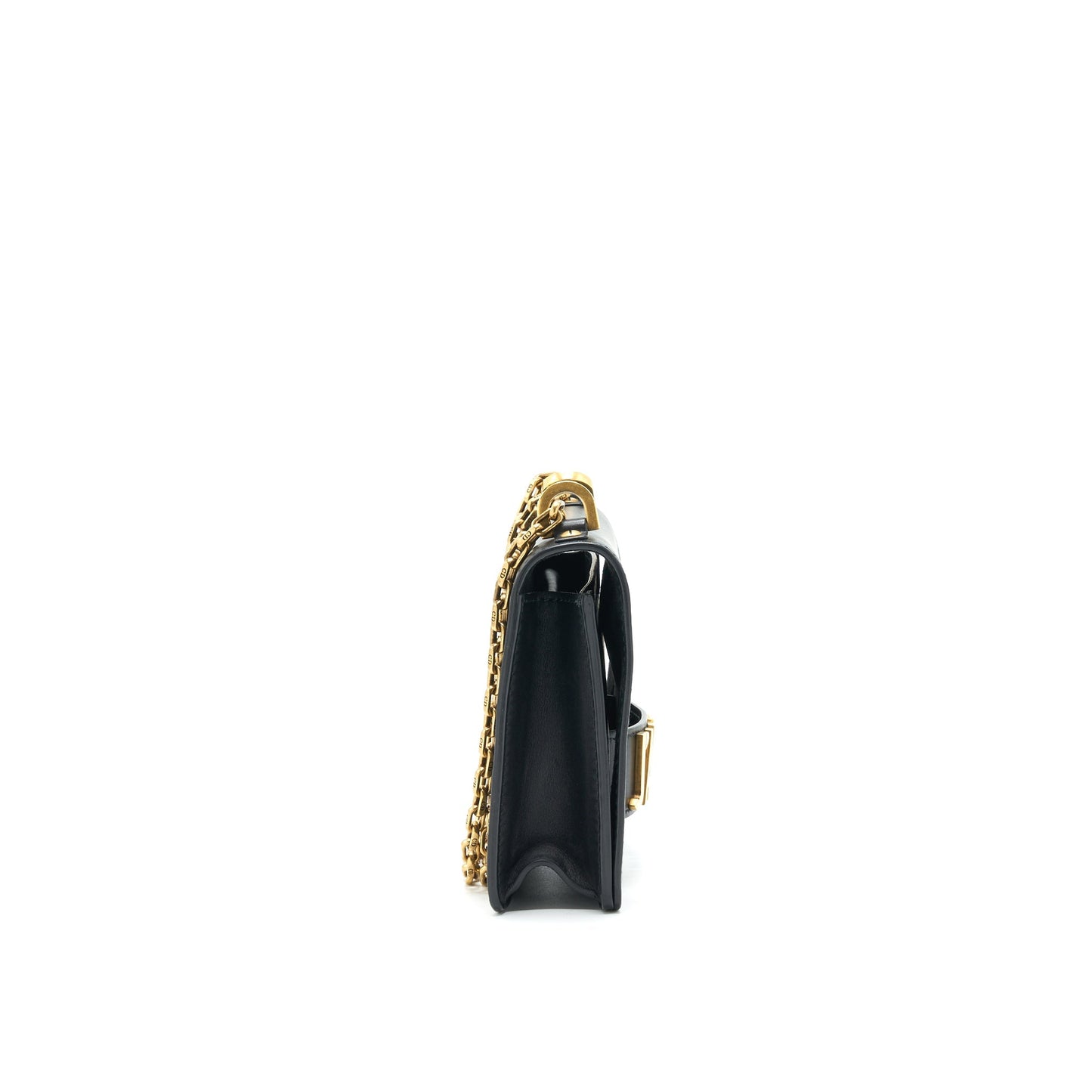 Luxury Dior J'aLuxury Dior Medium Flap Bag with Chain Black GHW