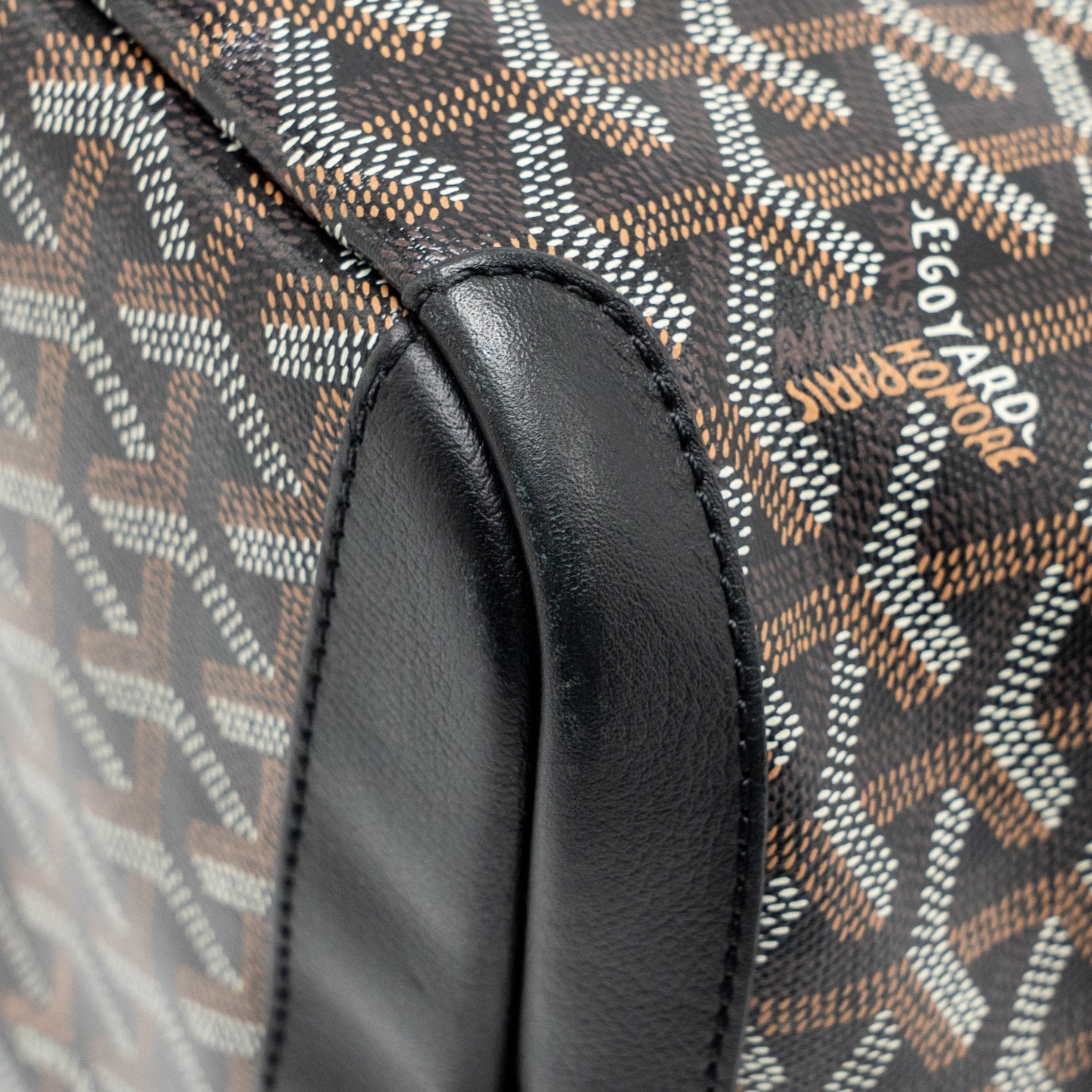 Goyard Artois Bag PM Goyardine Canvas/Chevroches Calfskin Black SHW
