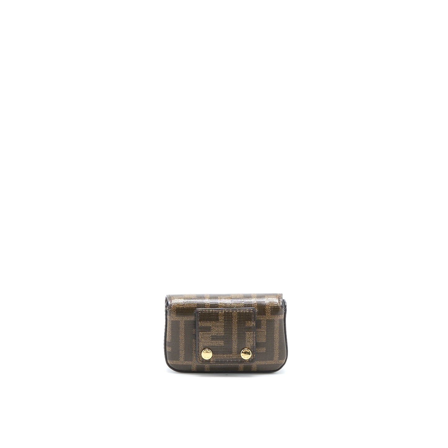 Fendi Baguette Mini Belt Bag FF Jacquard Canvas/Leather GHW