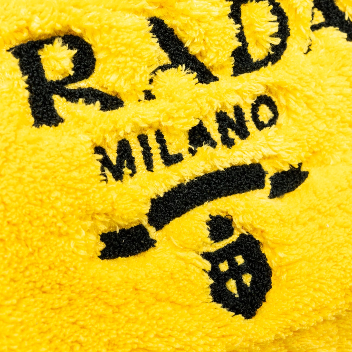 Prada re-edition 2000 terry mini bag yellow SHW