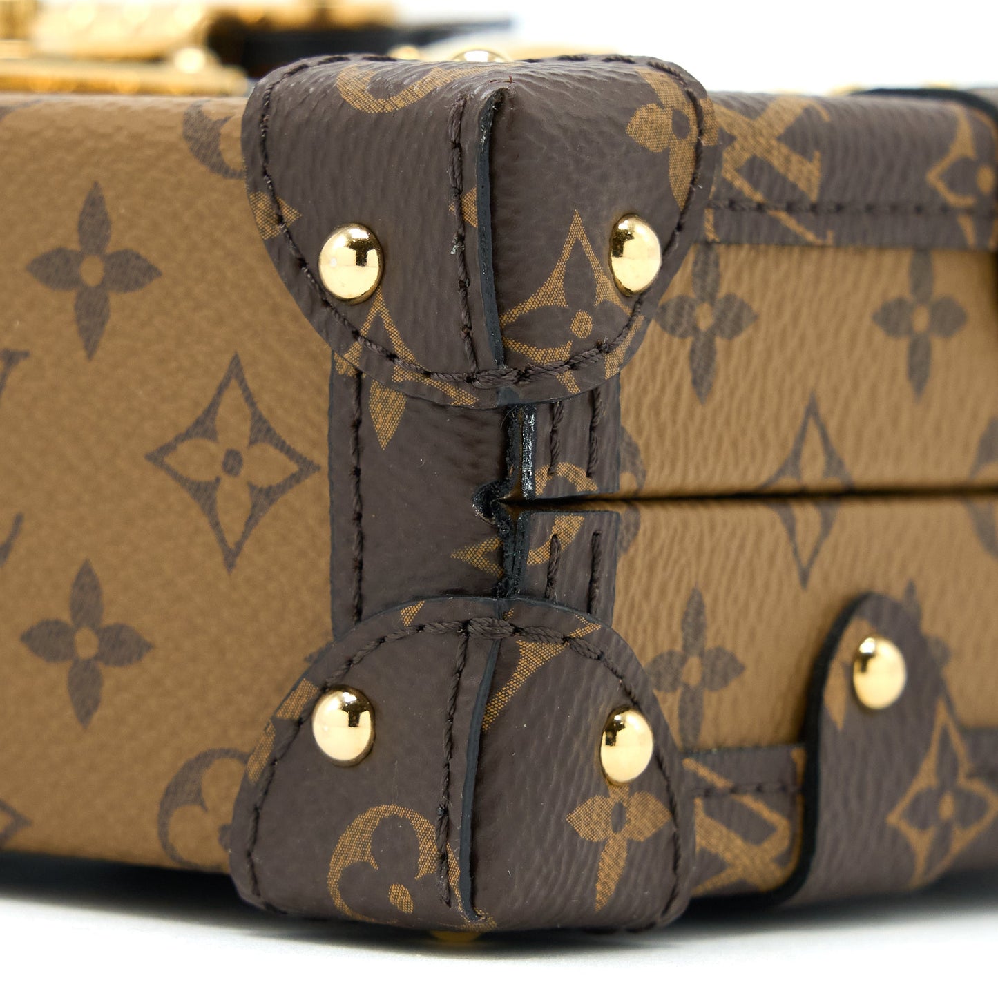 Louis Vuitton Petite Malle Monagram Reverse Canvas GHW