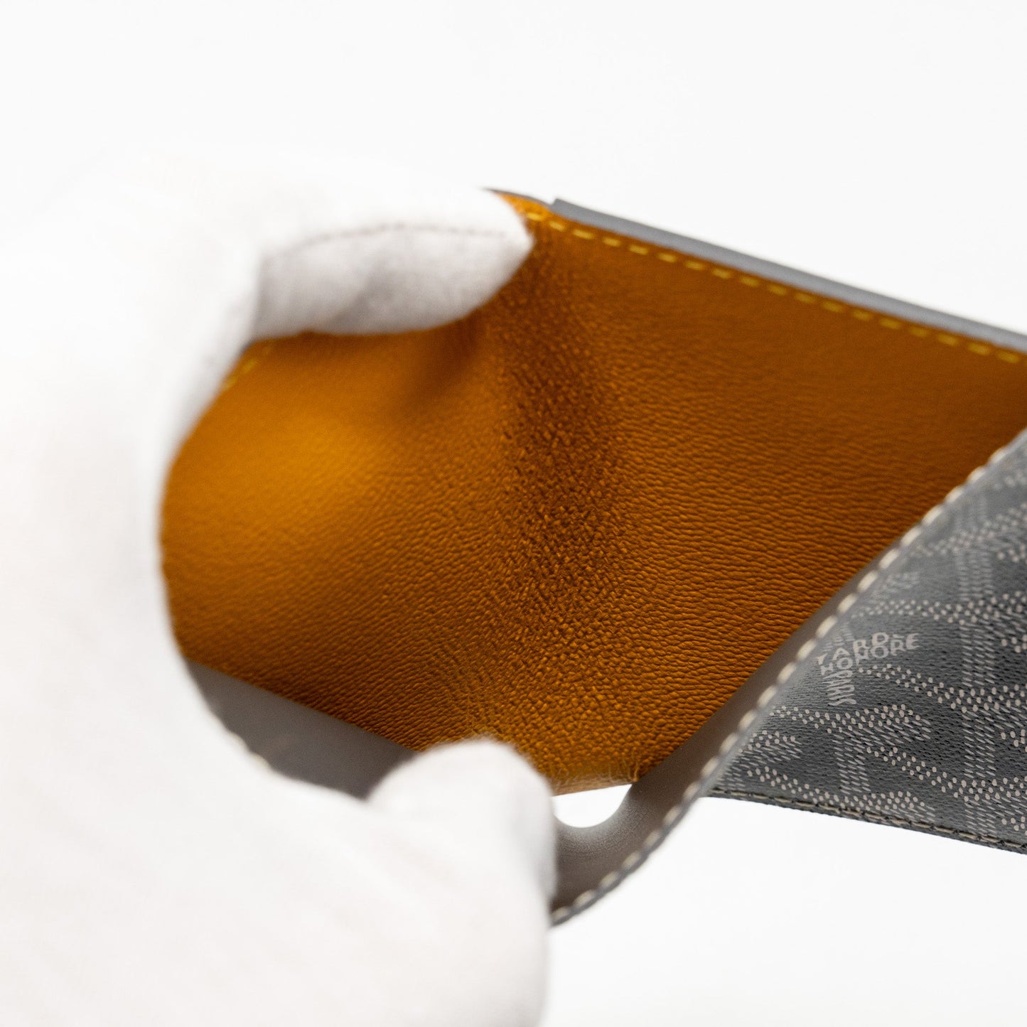 Goyard Saint-Pierre Card Wallet Goyardline Canvas Grey