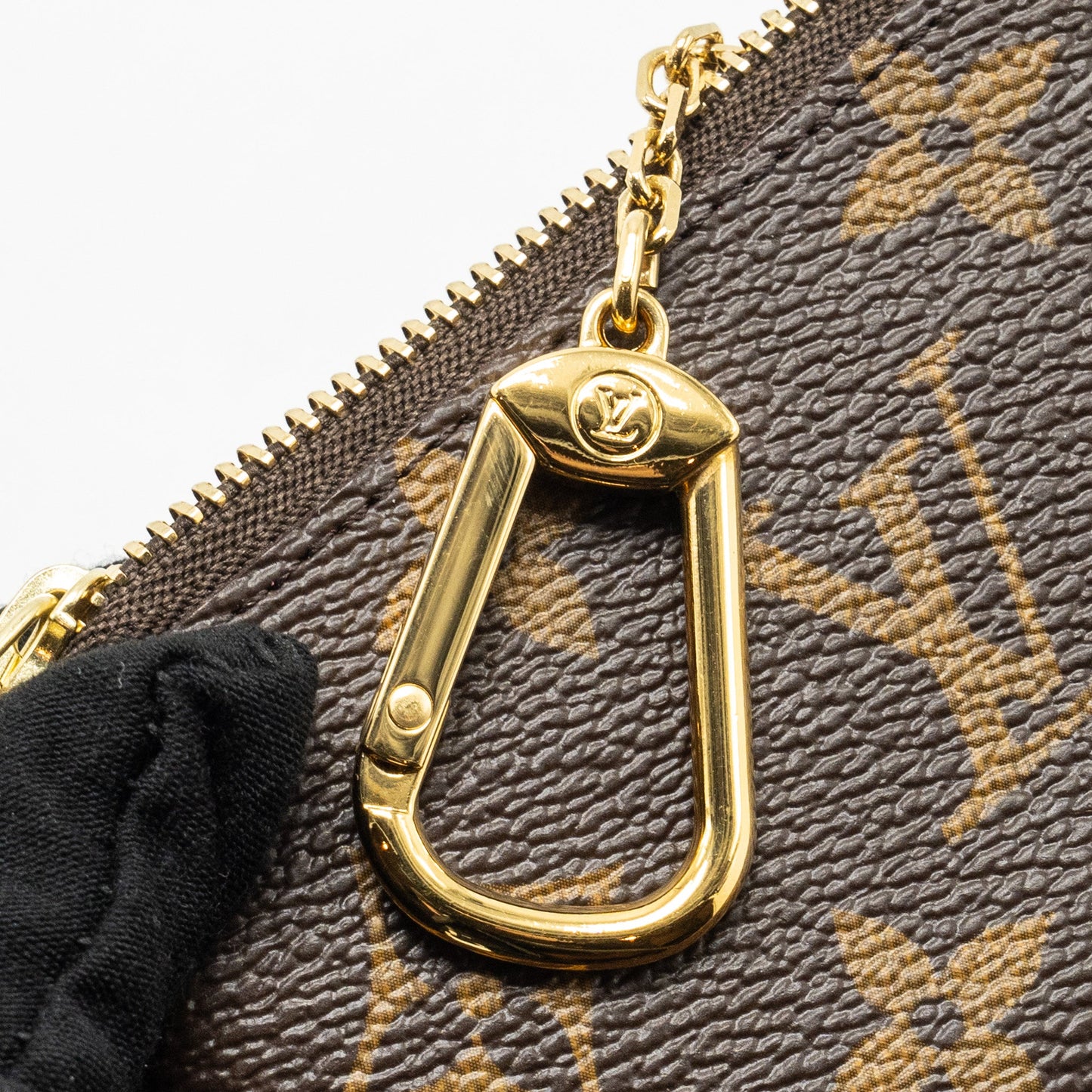 LOUIS VUITTON 2023 Christmas Animation Sailing Key Pouch Monogram Canvas Multicolour GHW