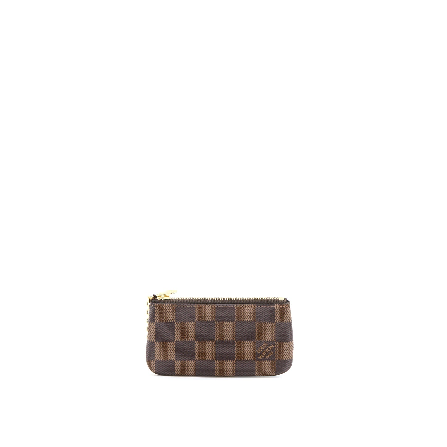 Louis Vuitton Key Pouch Damier Ebene Canvas Brown GHW