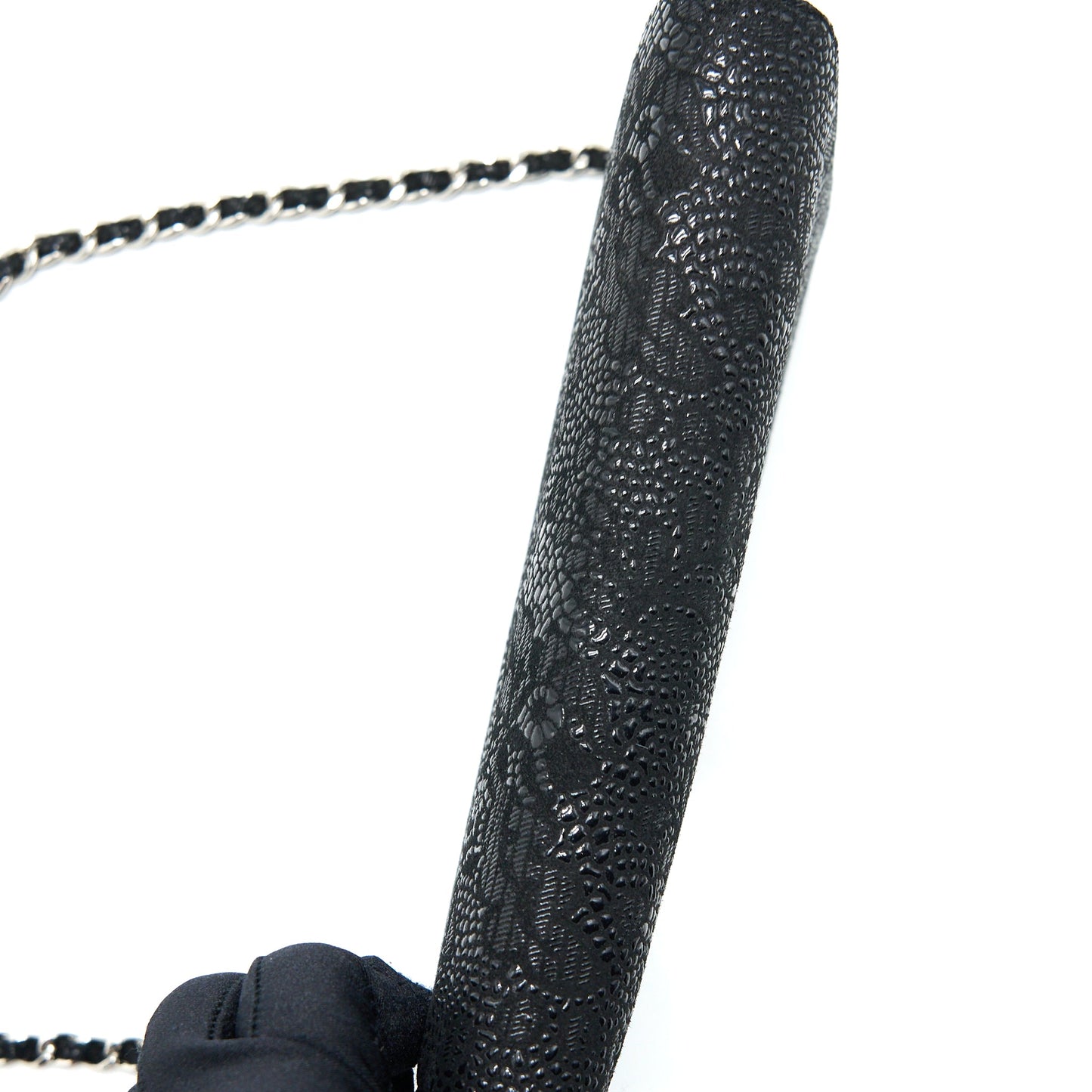 Chanel Seasonal Wallet On Chain Fabric Black SHW