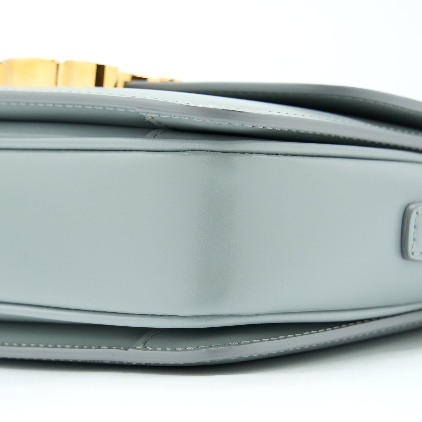 Celine Teen Triomphe Bag Calfskin Mineral GHW