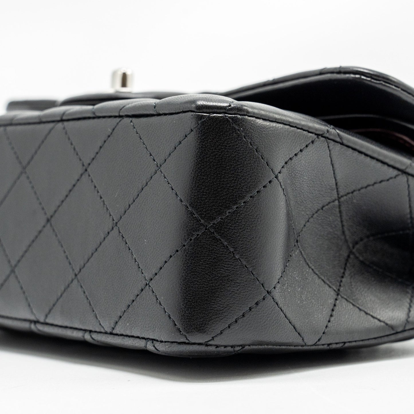 Chanel Small Classic Double Flap Bag lambskin black SHW (microchip)