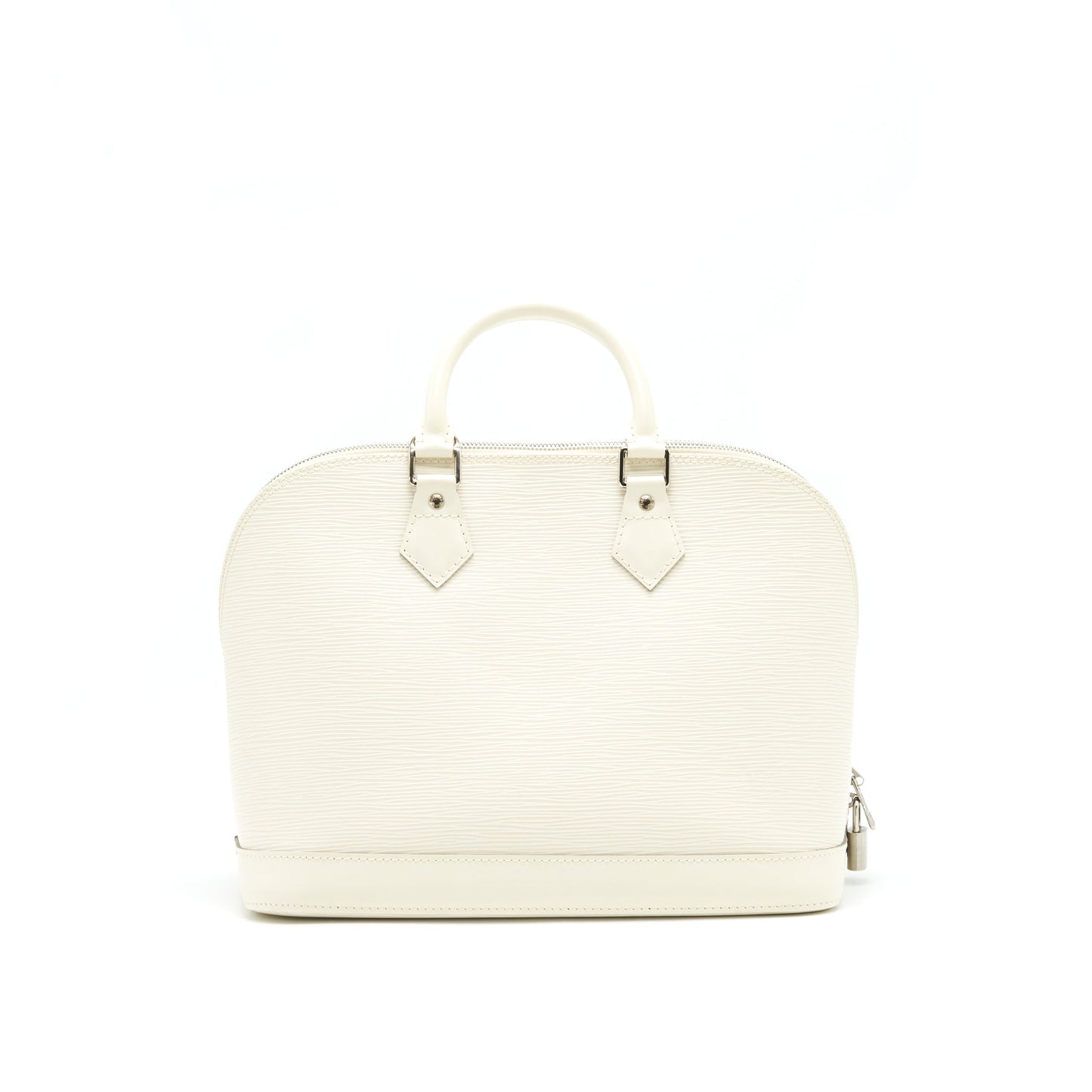 Louis Vuitton Alma MM epi leather white SHW