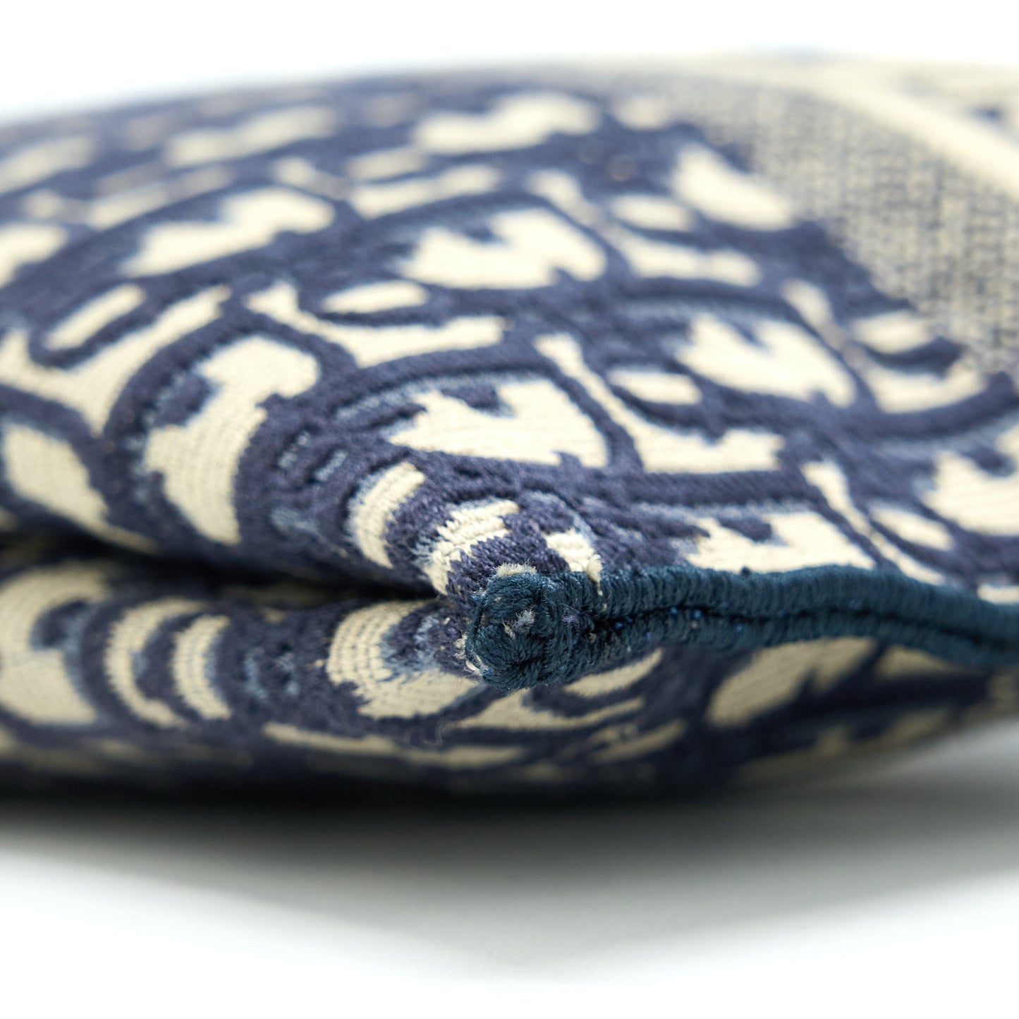 Luxury Dior Crossbody Messenger Bag Blue Oblique Canvas