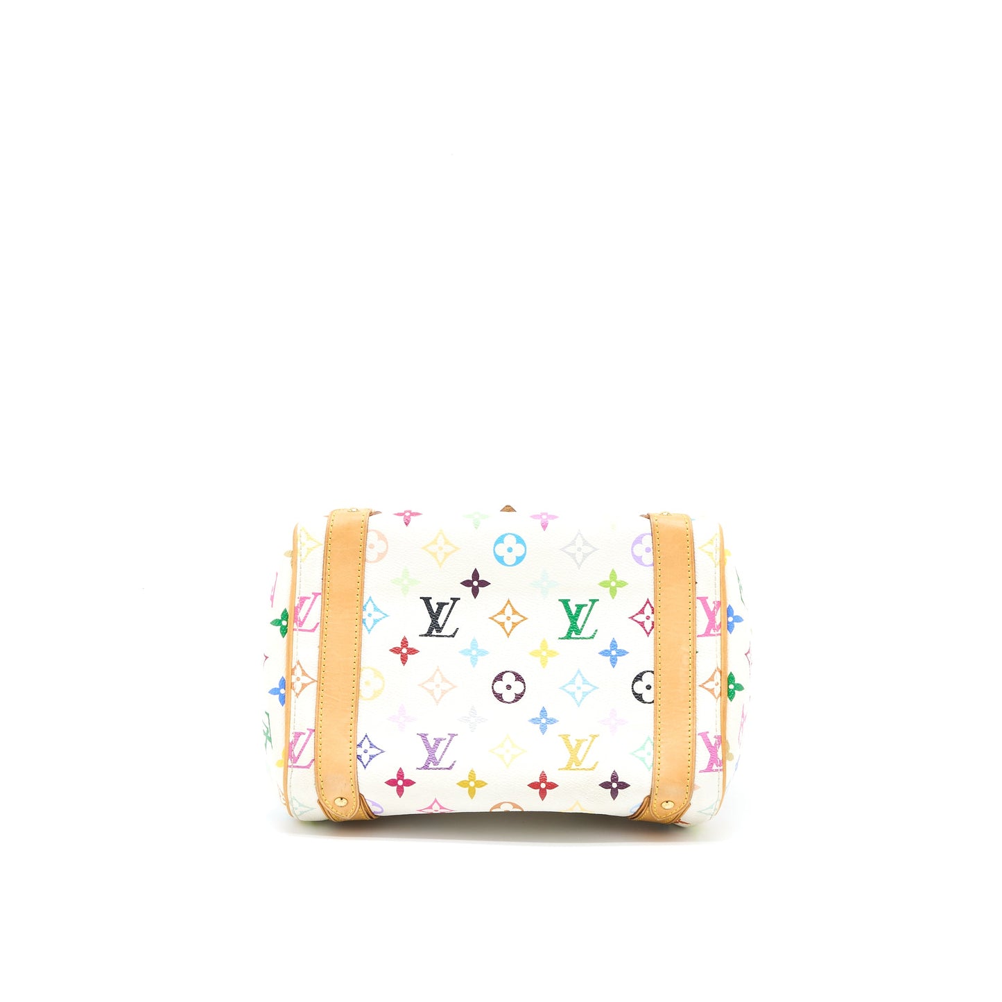 Louis Vuitton Vintage Bowling Bag Monogram Canvas White/Multicolour GHW