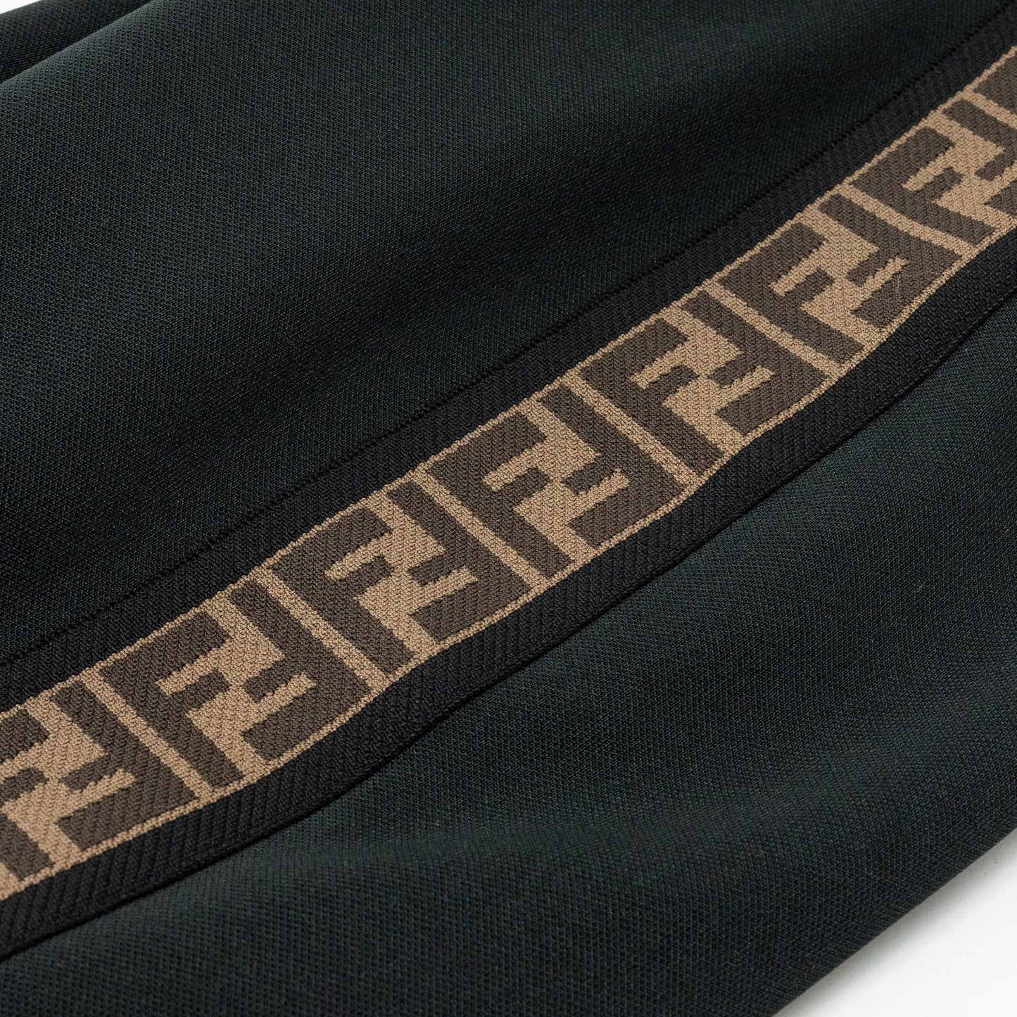 Fendi Size 36 FF Logo Classic Pencil Skirt Polyester Black