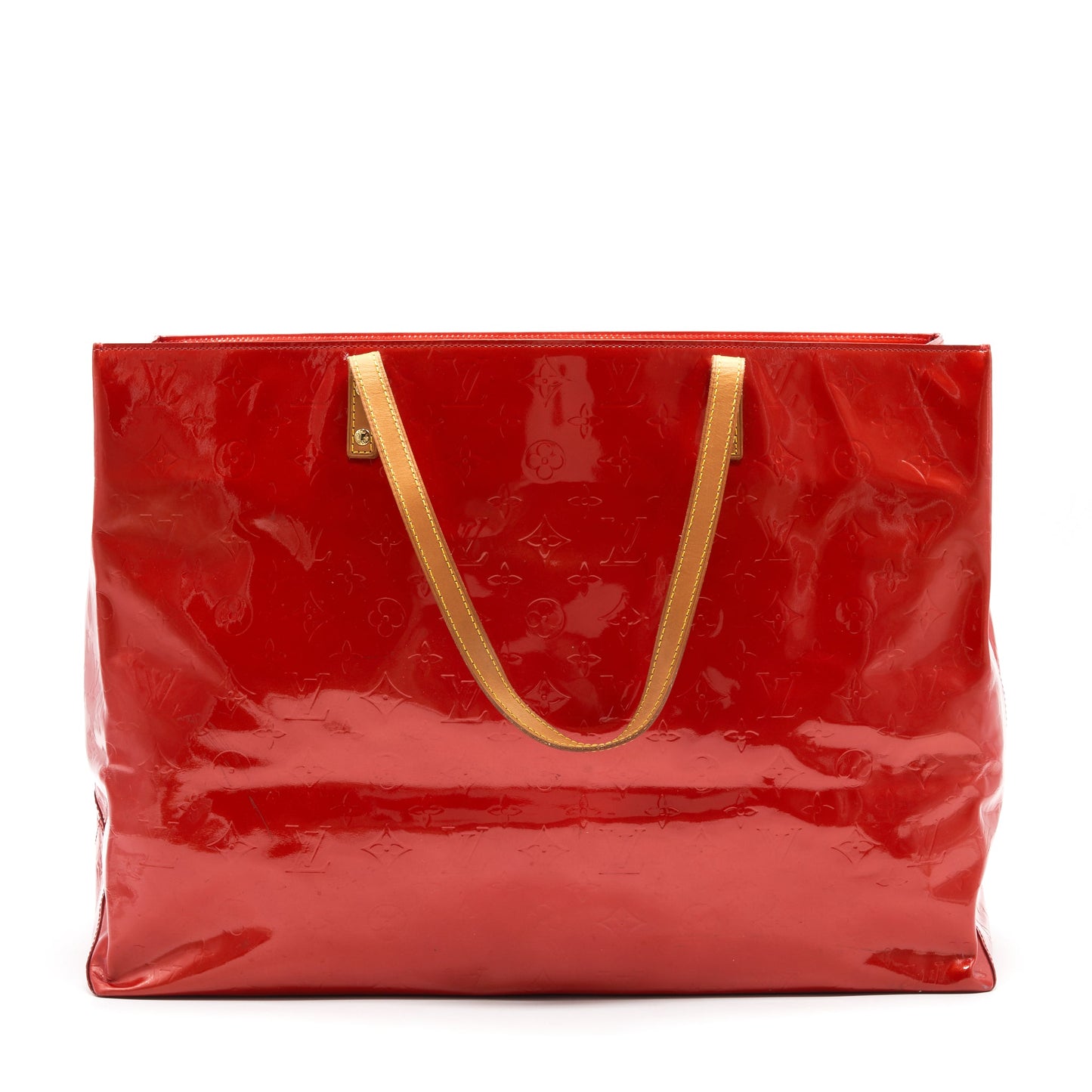 Louis Vuitton Patent leather shopping Tote Bag