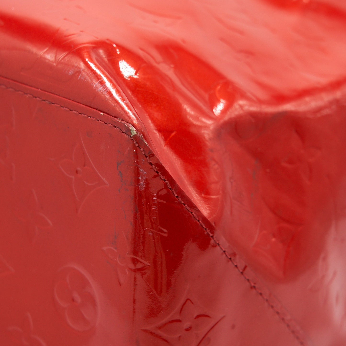 Louis Vuitton Patent leather shopping Tote Bag