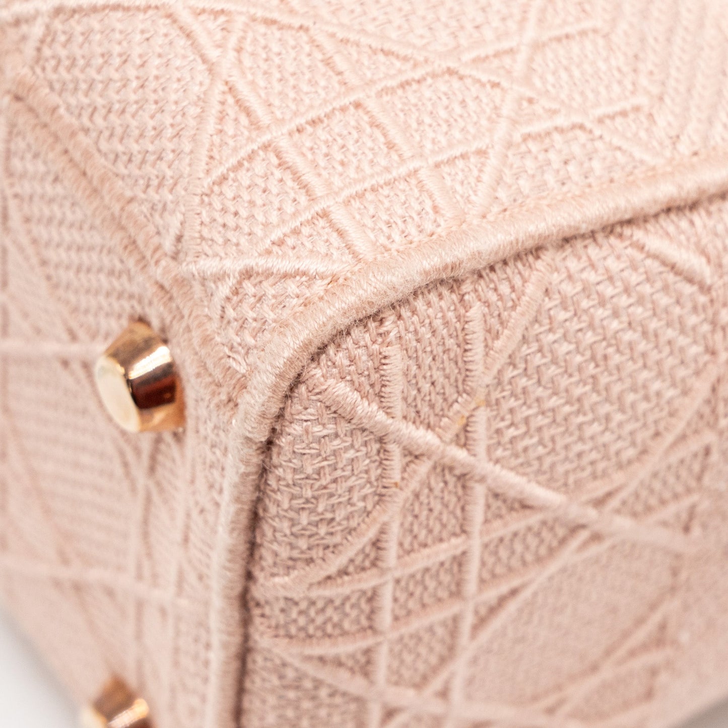 Dior Medium Lady D-Lite Bag Cannage Embroidery Rosewood RGHW