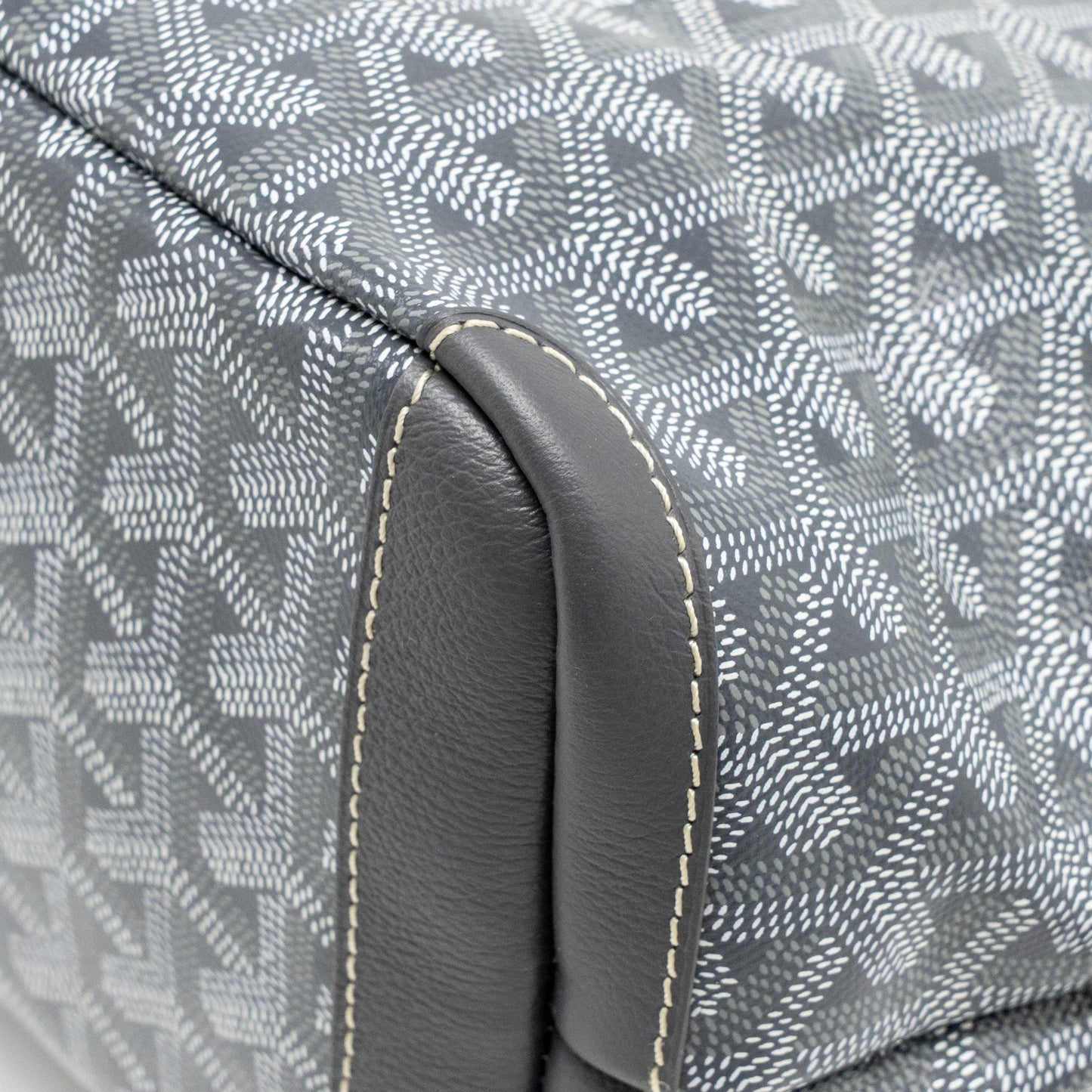 Goyard Artois Pm tote bag goyardine canvas / calfskin grey