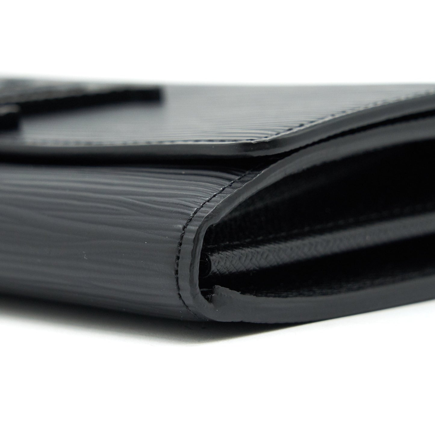 LOUIS VUITTON Epi Louise Wallet In Black